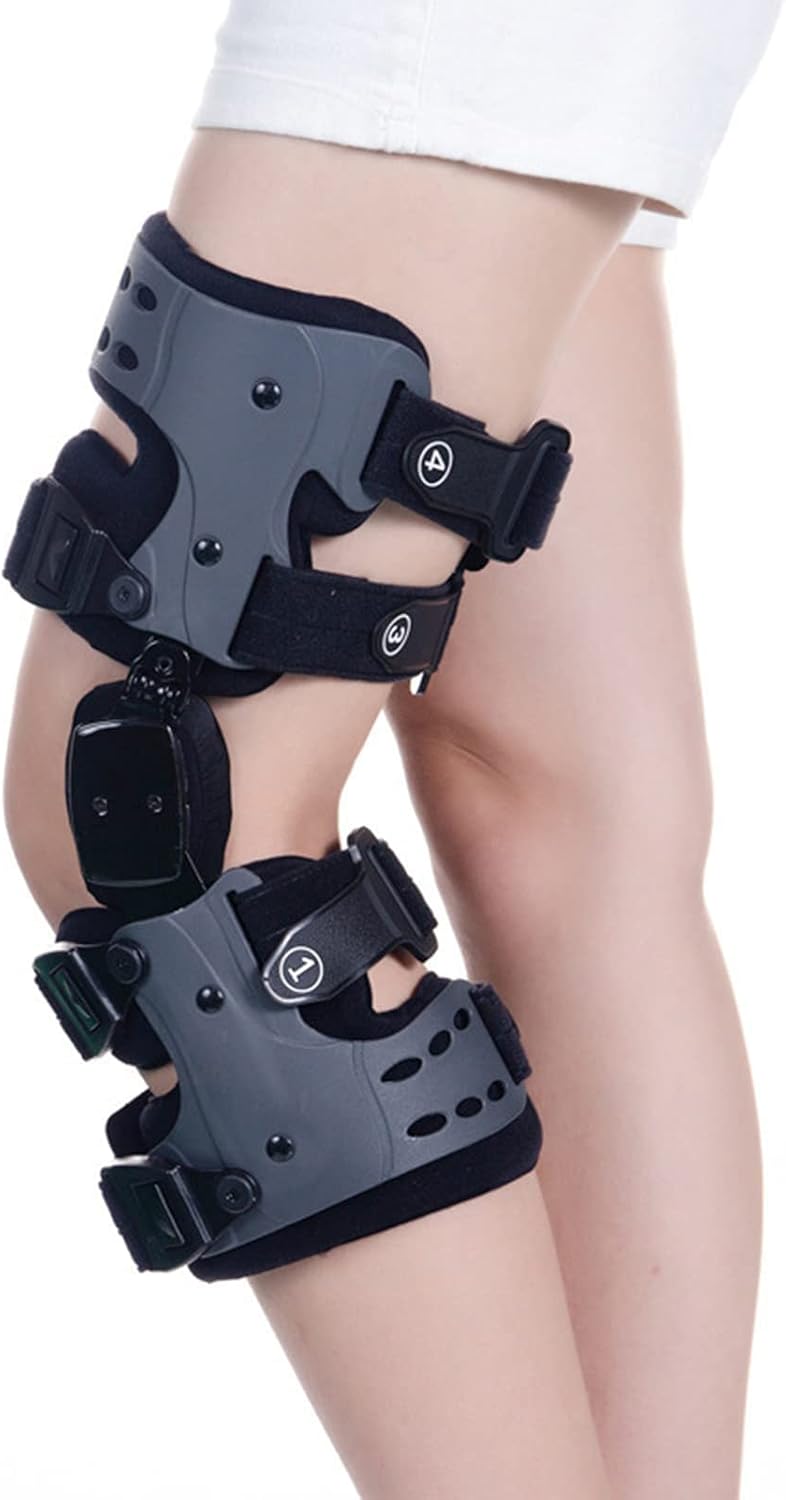 Adjustable Knee Brace, Hinged Stabilizing Knee Braces for Knee Pain,post Op, Meniscus Tear, Adjustable Medical Orthopedic Support Stabilizer After Surgery