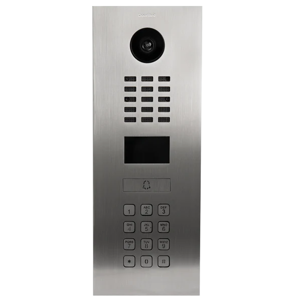 DoorBird D2101KV IP Video Intercom, 1 Call Button in  Stainless Steel V4A