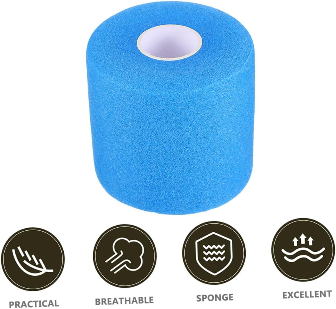 Outdoor Athlete Tape Blue Training Athlete Tape Portable Athlete Tape Sponge Skin Protective Bandages