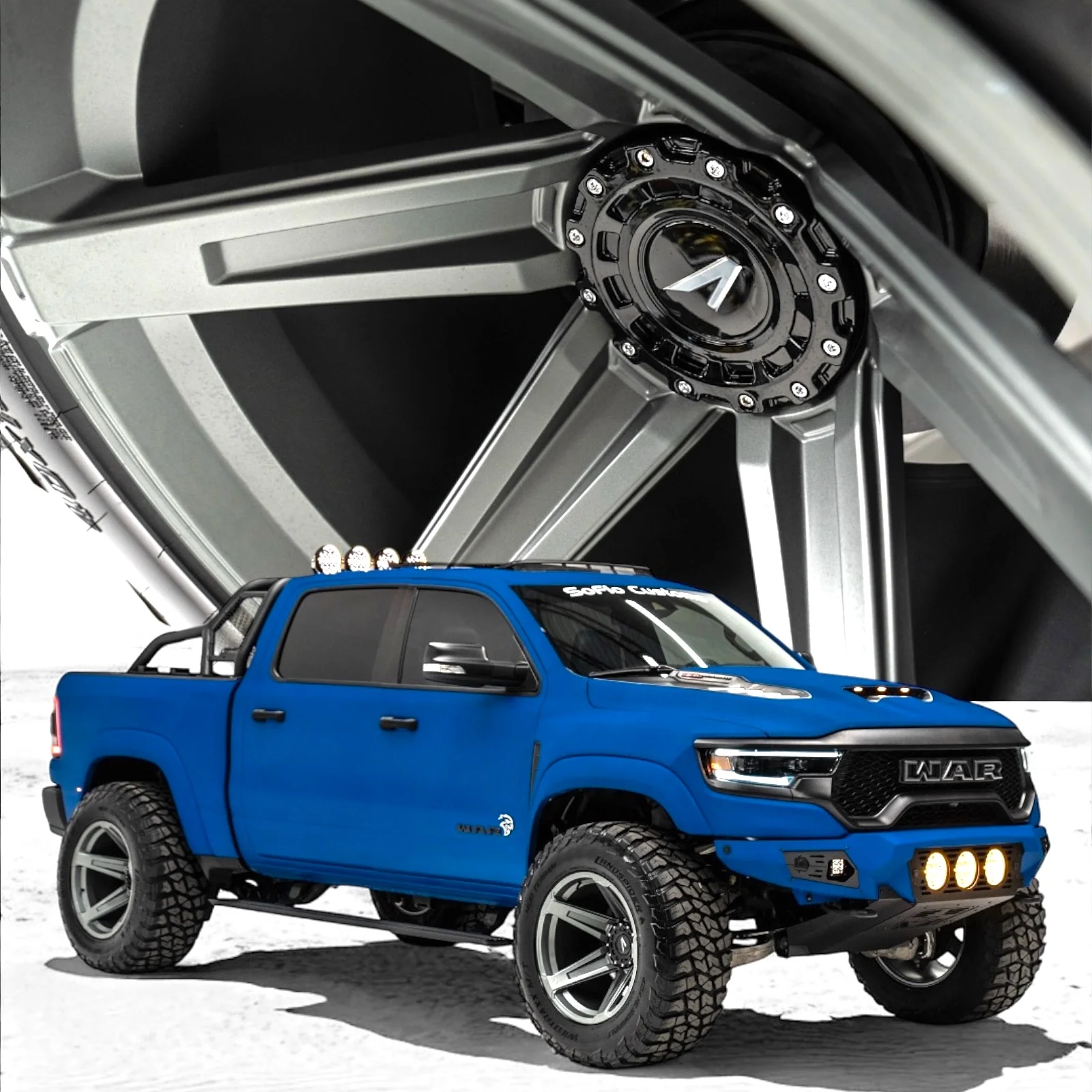 SILVER APOCALYPSE RAM 1500 TRX WHEELS