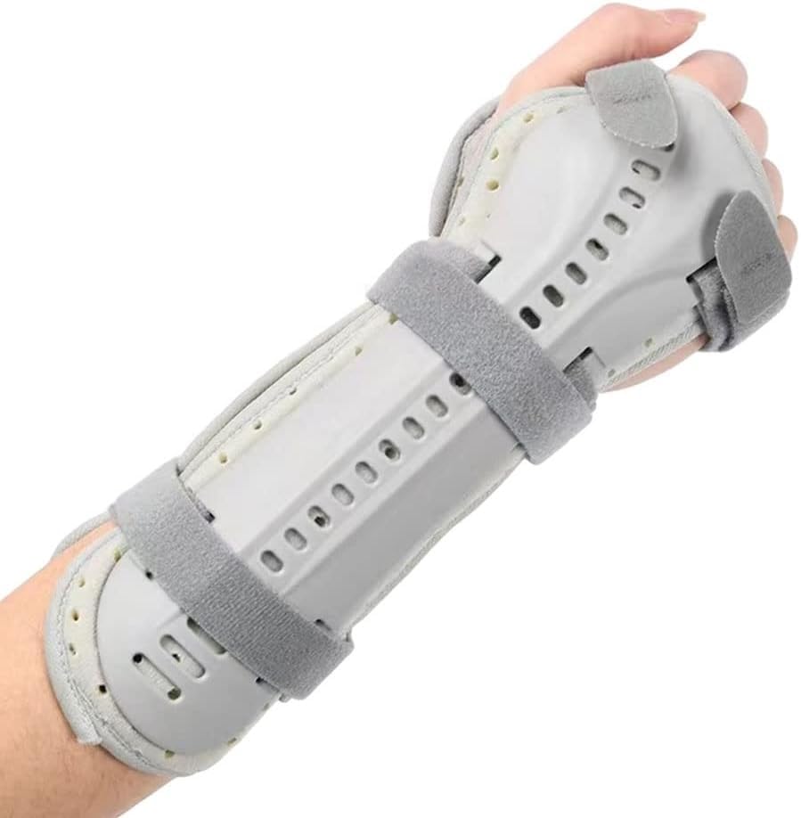 Carpal Tunnel Splint Wrist Support Splint Brace Adjustable Wrist Fracture Protector For Relieves Pain From Carpal Tunnel, Fractures, Sprains And Joint Pain,25cm (Color : Right Hand, Size : 25 cm)