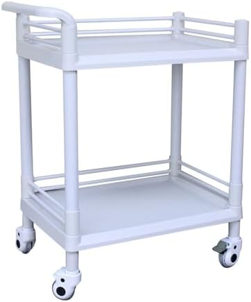 Portable Crash Cart on Wheels - Versatile Medical Storage Trolley for Hospitals, Dental Clinics & Home Use - Ideal for Beauty Salons & Emergency Response Equipment