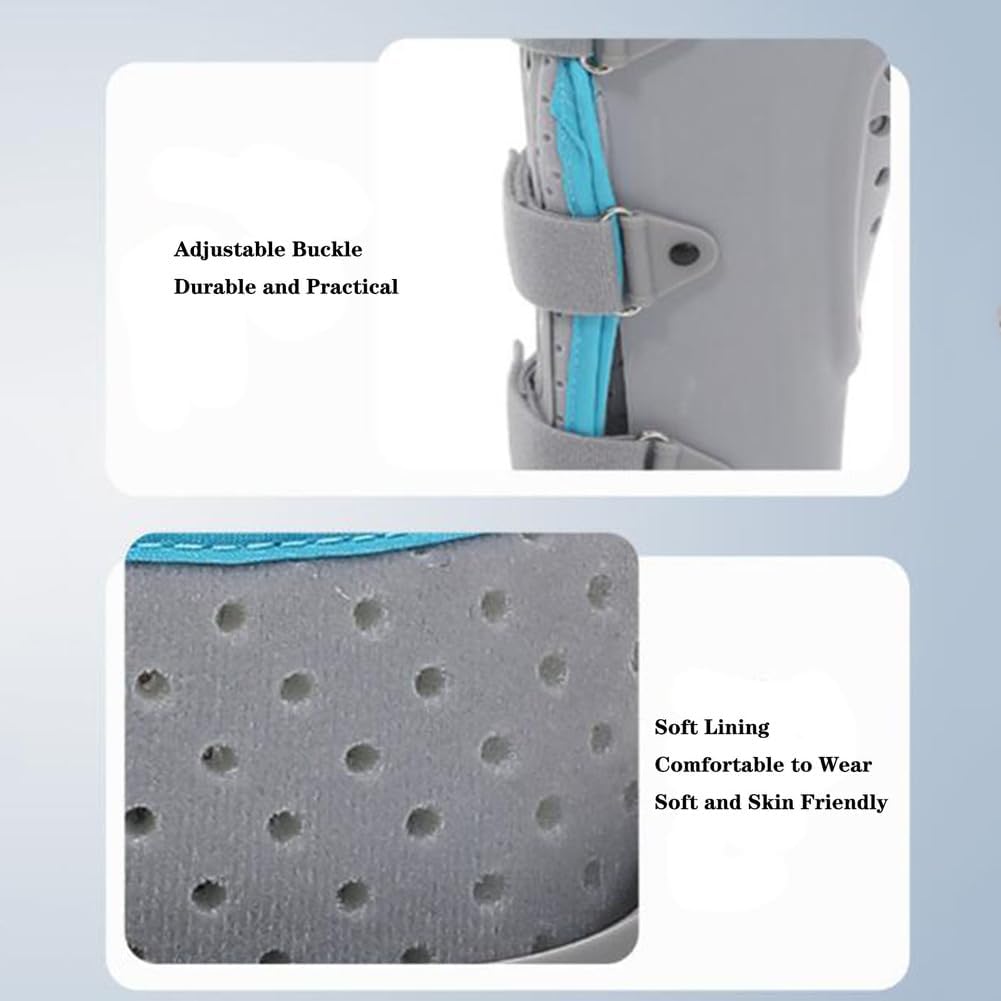 SFKLYU Ankle Stabilizer Brace, Othopedic Drop Foot, AFO Drop Foot Splint, Walking Sleeping Othopedic Drop Foot Support for Support Plantar Fasciitis,A Pair,M