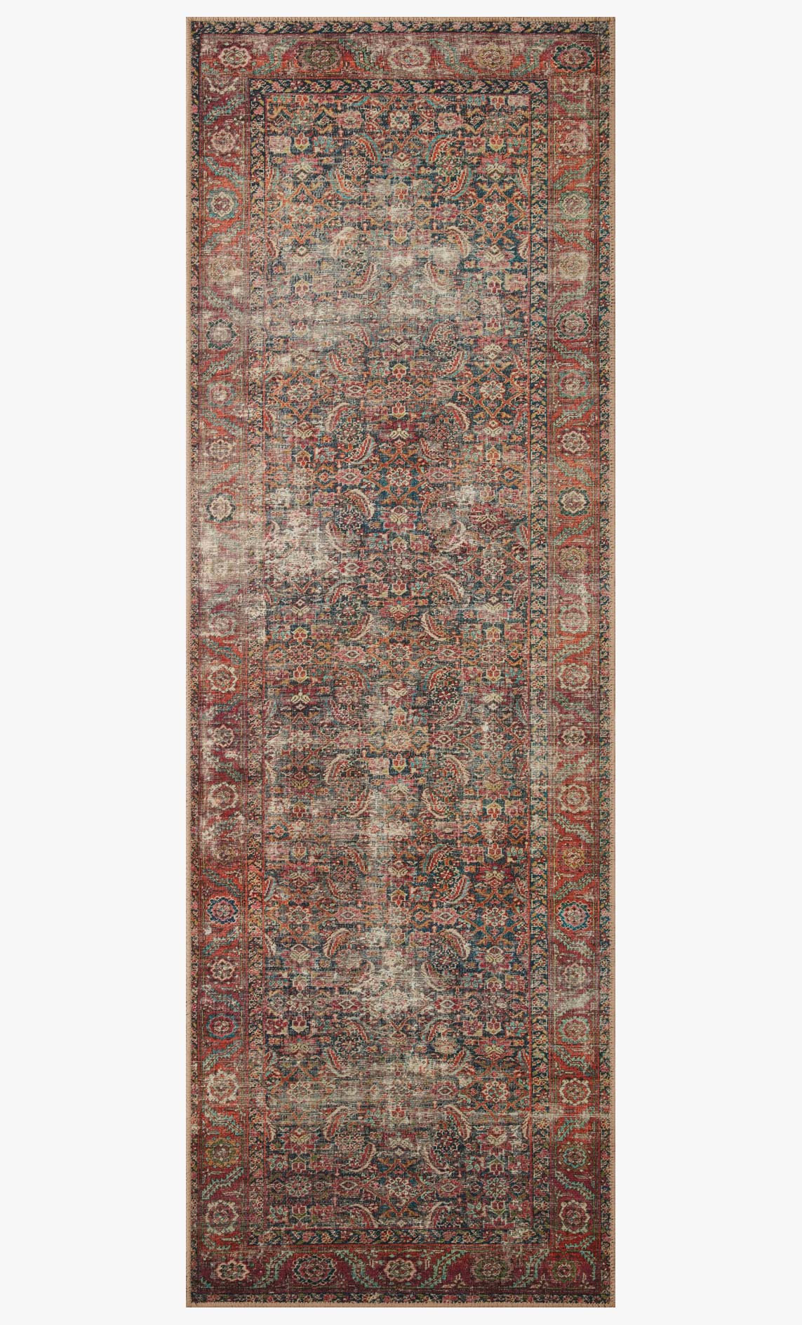 Loloi II Wynter Collection - Traditional Power Loomed Rug in Onyx (WYN-09)