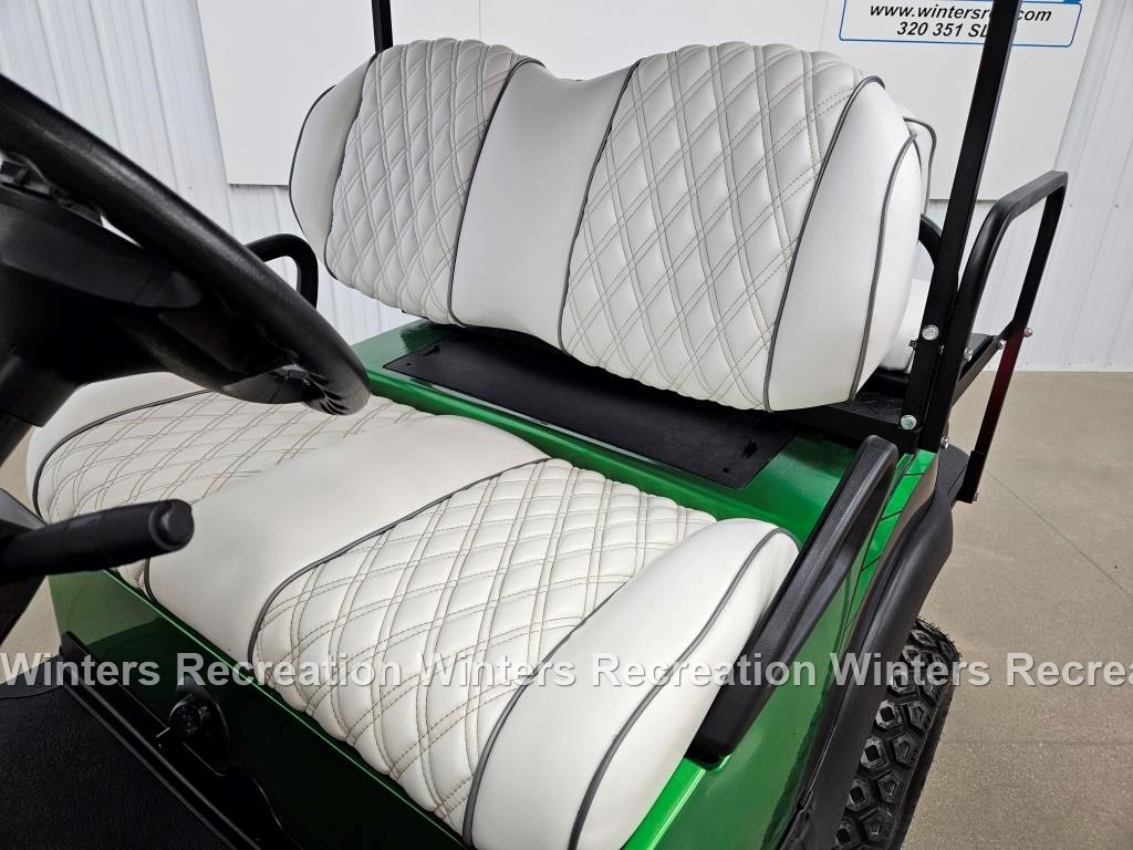 2021 Club Car Tempo Gas EFI STREET READY Golf Cart, Wicked Green & Magnetic Grey