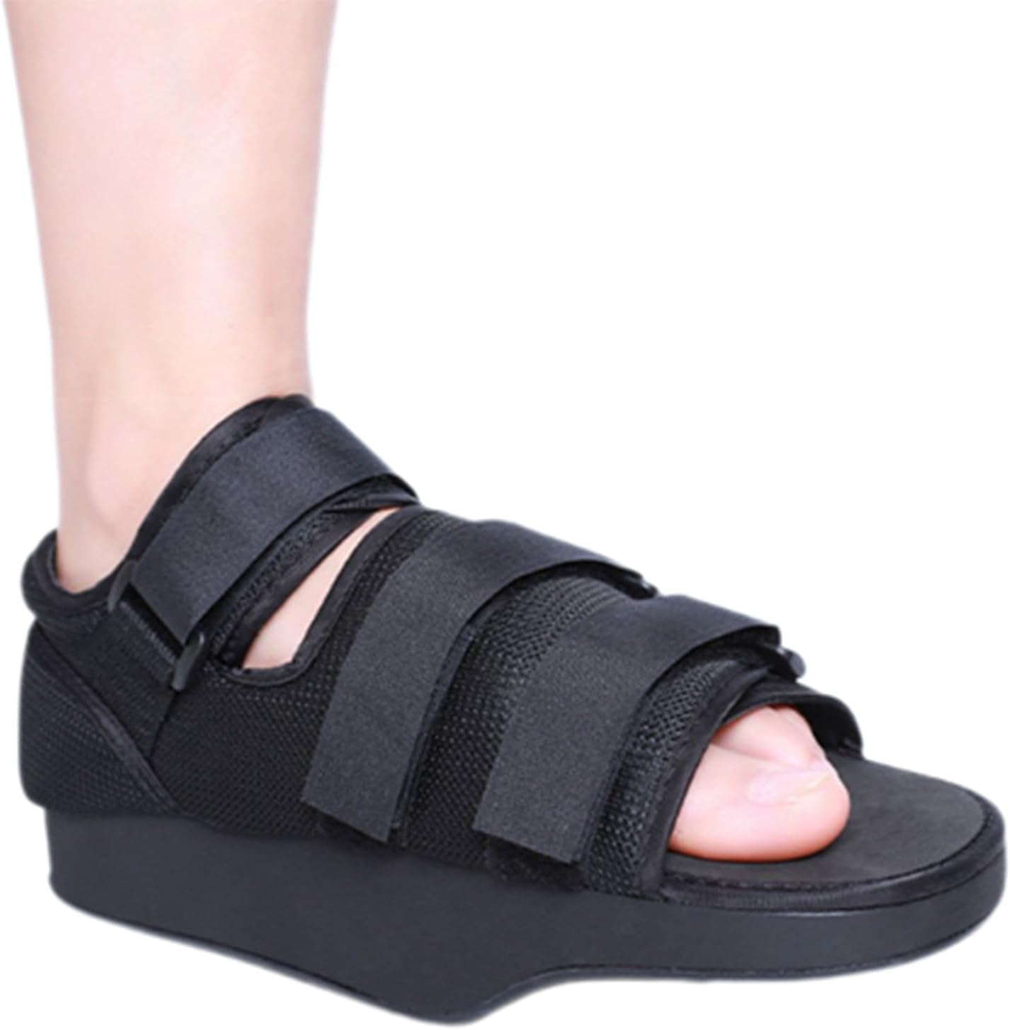 SFKLYU Sleeping Drop Foot Support, AFO Drop Foot Splint, Ankle Stabilizer Brace, Orthosis Leg Brace Support for Injury Recover, Running, Sports,Left,S