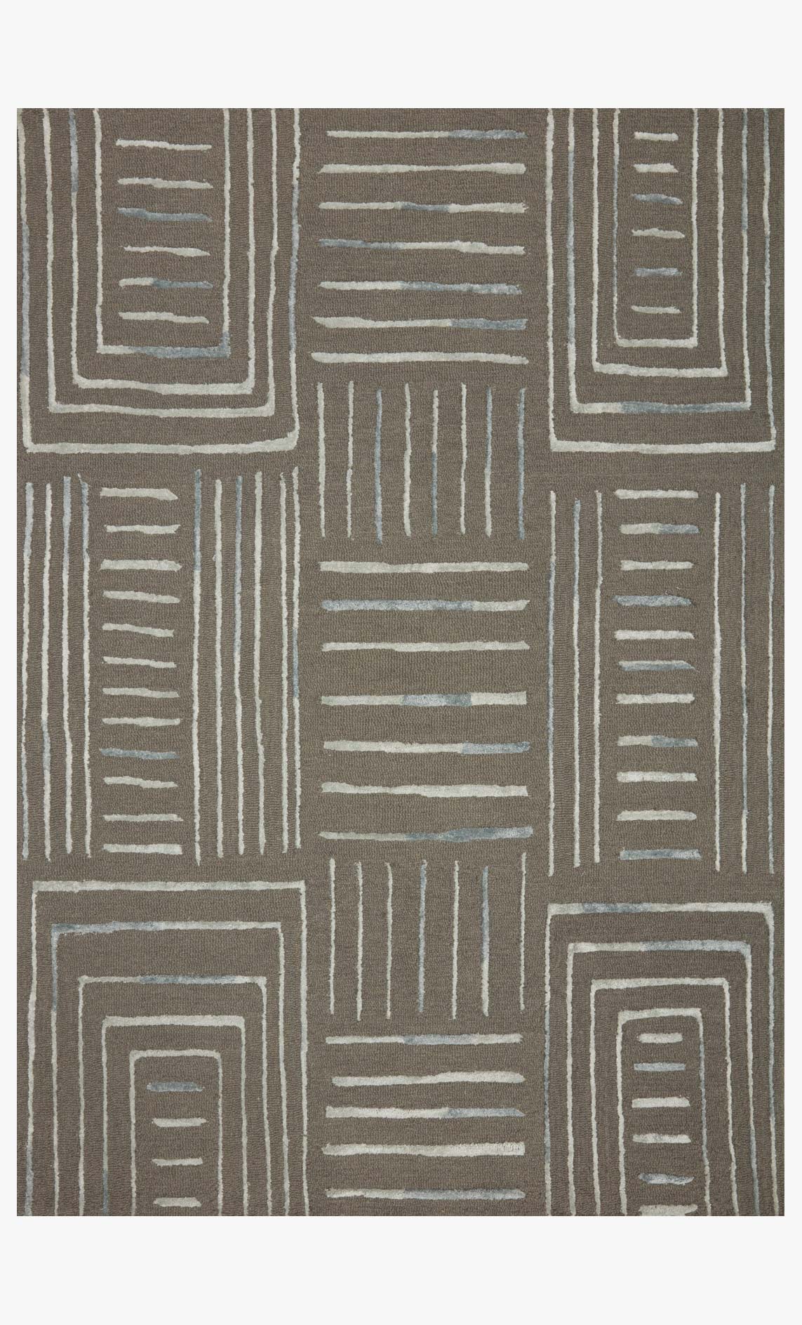 Loloi Verve Collection - Contemporary Hand Tufted Rug in Grey & Mist (VER-02)