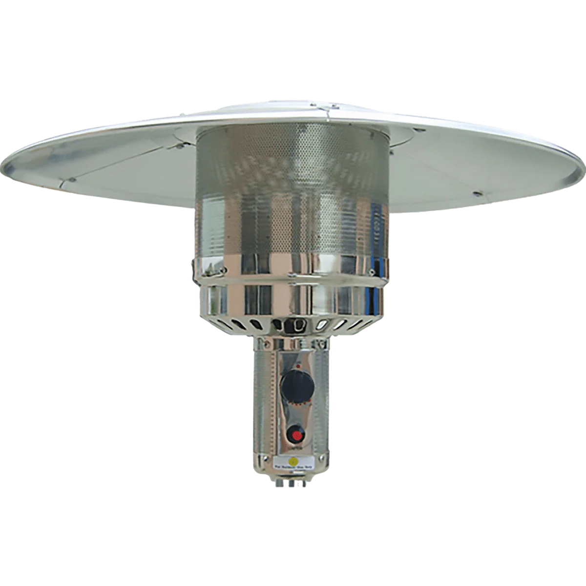 Hanover 48,000 BTU Umbrella Propane Patio Heater - Stainless Steel