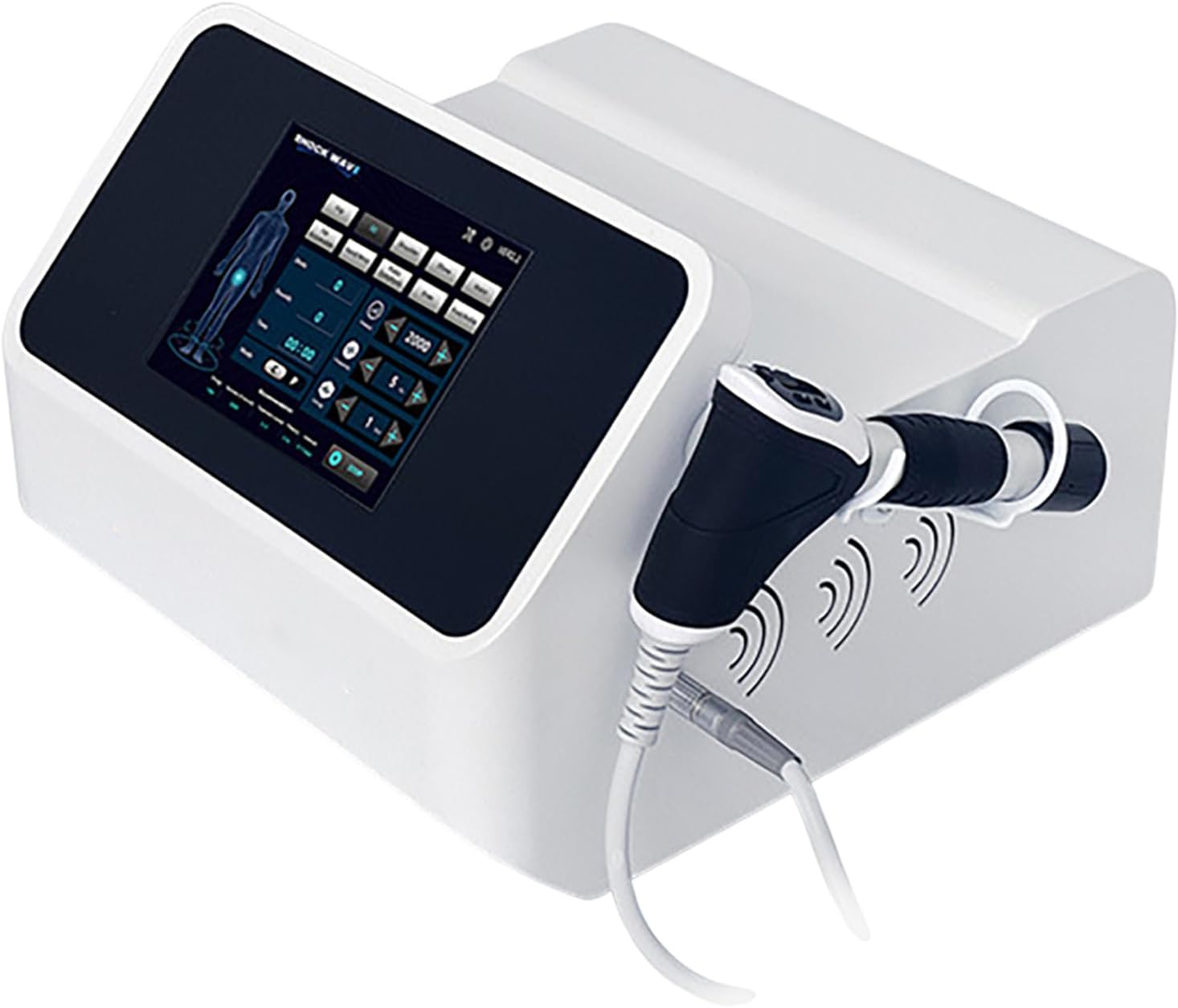 2025 New Extracorporeal Shock Wave Therapy Machine for Joint and Muscle Pain Relief, Non-Invasive ESWT Shockwave Therapy Device, Safe Use, No Side Effects