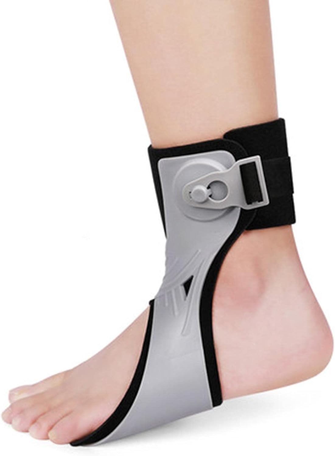 Foot Drop Brace ​Stability Orthosis, Foot Up Ankle Foot Orthosis Support with Inflatable Airbag for Hemiplegia Stroke Shoes Walking Foot Stabilizer,A/Left,M