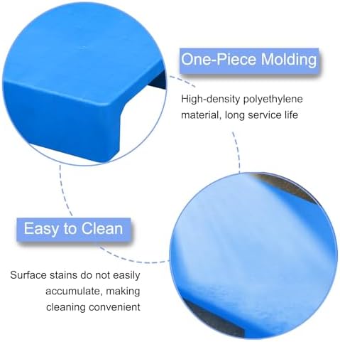 Non-Slip Lightweight Plastic Pallet Tray - Waterproof, Wear-Resistant Storage Pad for Easy Stacking & Cleaning in Industrial & Laboratory Settings (Green)