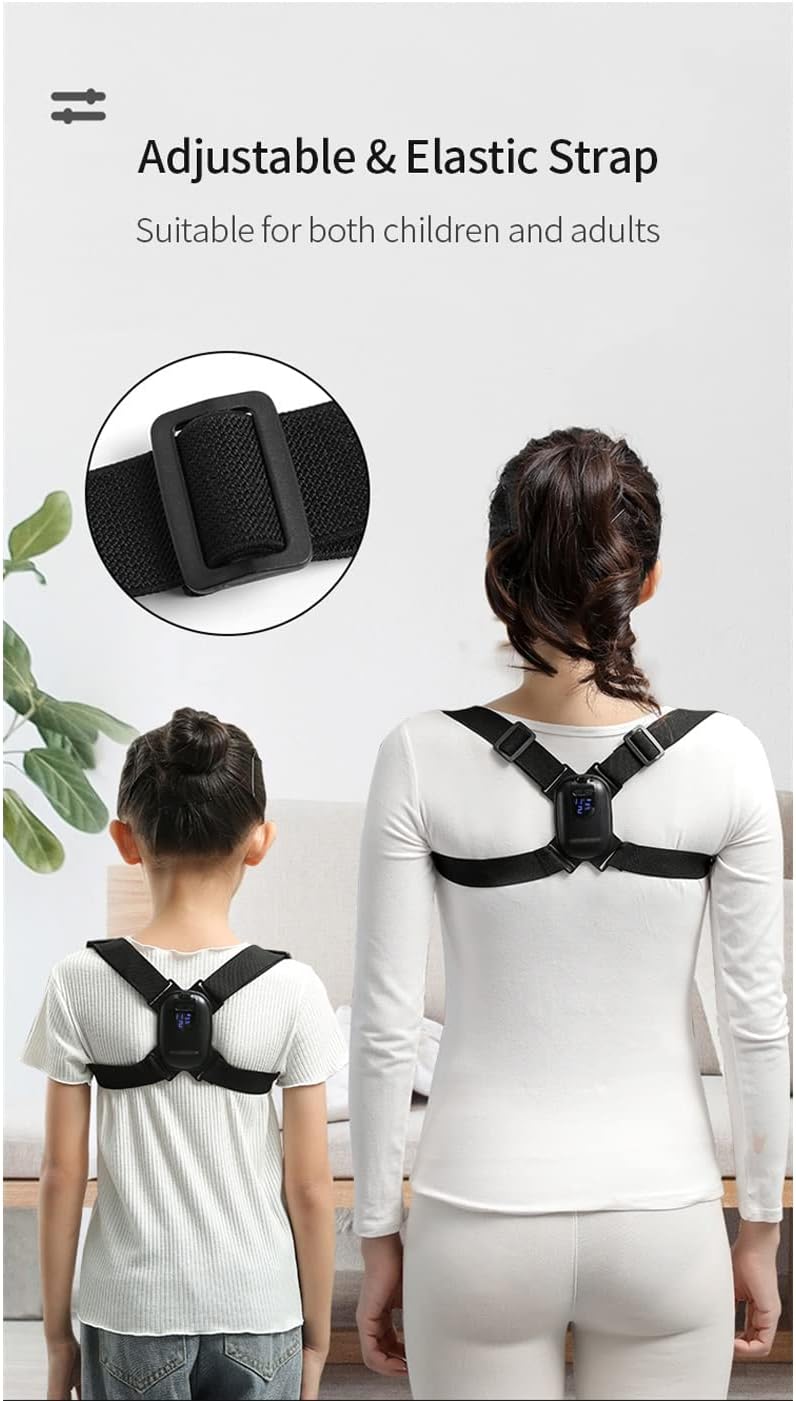 Adjustable Anglel Smart Posture Corrector Correct Hunchback Clavicle Support Trainer Upper Back Brace