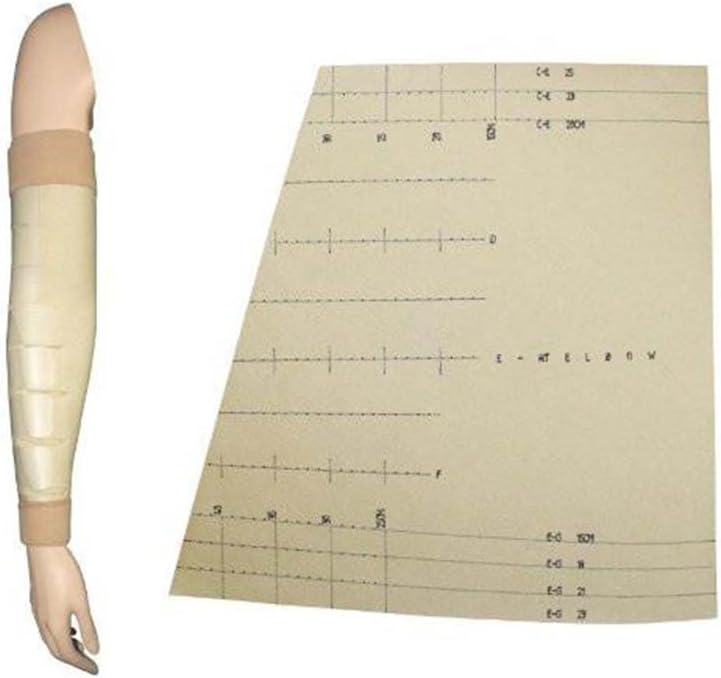 JOBST FarrowWrap Lite TTF Compression Wraps, 20-30 mmHg, Armpiece with 1 pair Arm Liners, Tan