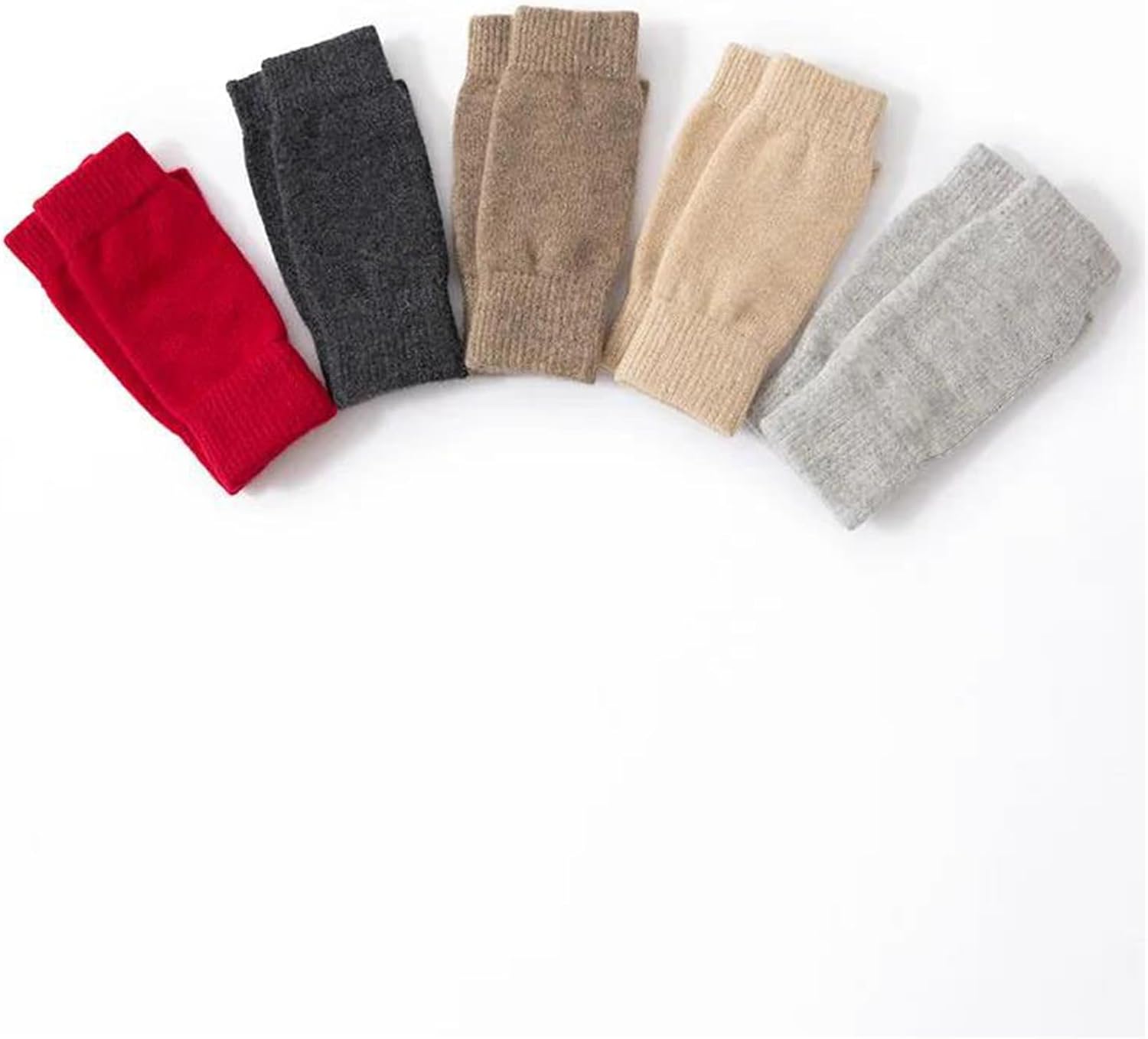 Women's Knitted Mitts Thick Dense Knit Design In A Fingerless Style Providing Excellent Thermal Warmth For Driving