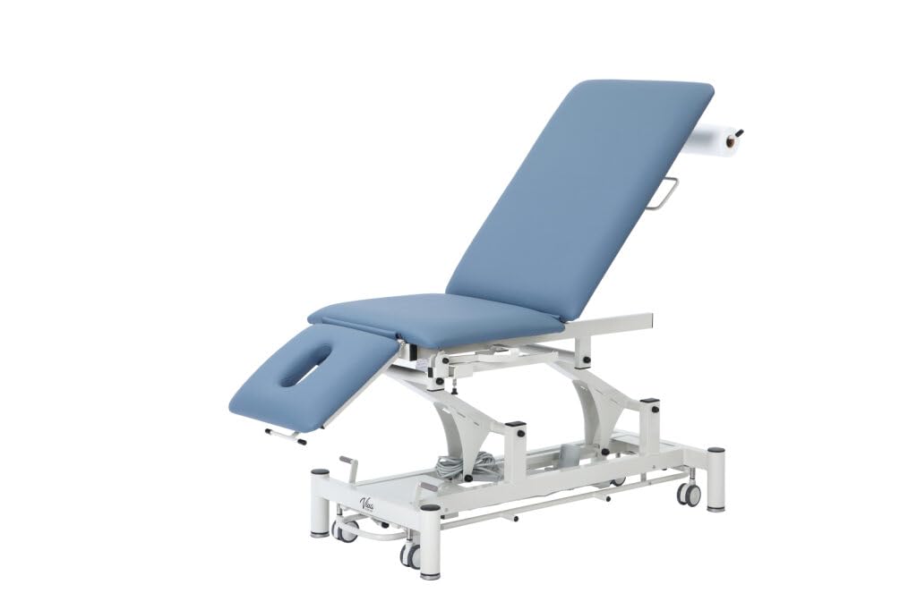 AdirMed VivaComfort Hi-Lo Treatment Table - Power Medical Exam Table Physical Therapy or Chiropractor Table, Dimensions 18.89”- 35.4” H x 76.77” W x 25.98” D