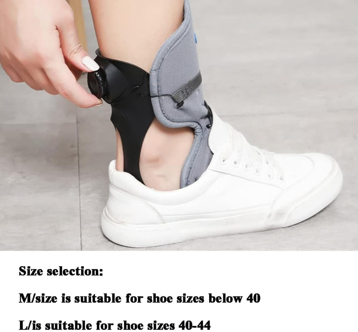 Plantar Fasciitis Night Splint Brace Adjustable Plantar Fasciitis Brace with Dorsi Flexion Assistance Orthotic Brace for Achilles Tendonitis, Heel Pain, Plantar Fascia, Drop Foot,Right-35-40