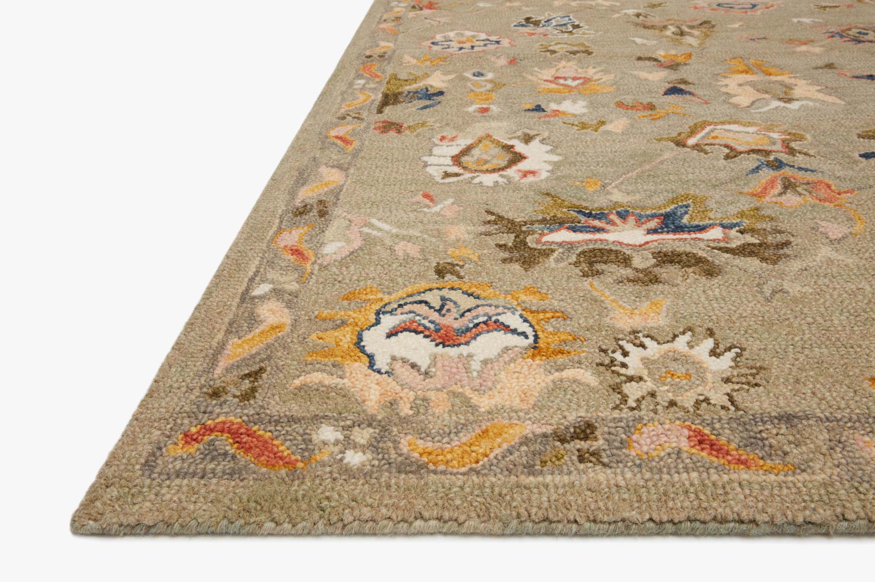 Loloi Padma Collection - Transitional Hooked Rug in Grey (PMA-02)