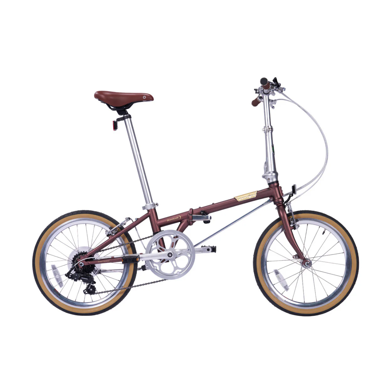 Dahon Boardwalk D7 Folding Bike (Rust Brown)