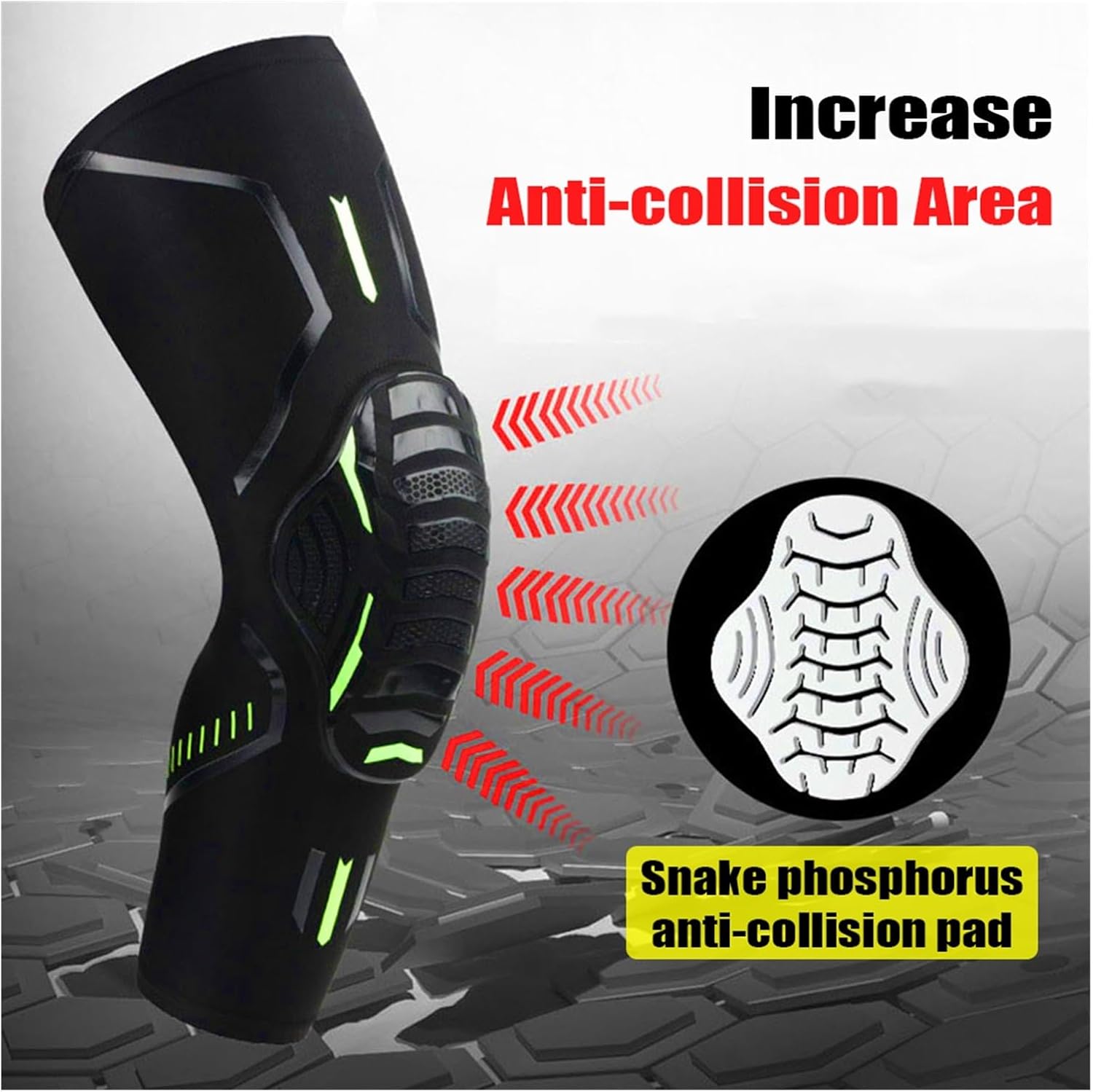 1Pair Sports Crashproof Knee Support Pad Elbow Brace Arm Leg Compression Sleeves Outdoor Basketball Football Bicycle