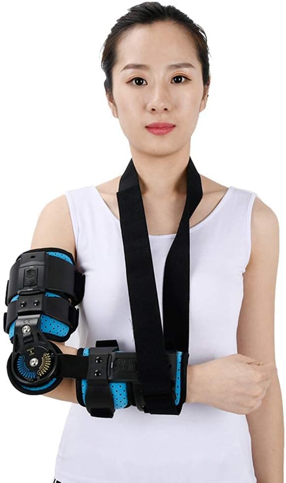 Shoulder Arm Sling Adjustable Arm Sling Elbow Brace Fixation Orthosis Sling, Arm Immobilizer Brace for Shoulder Injury Rotator Cuff, Pr Recovery Support for Arm El