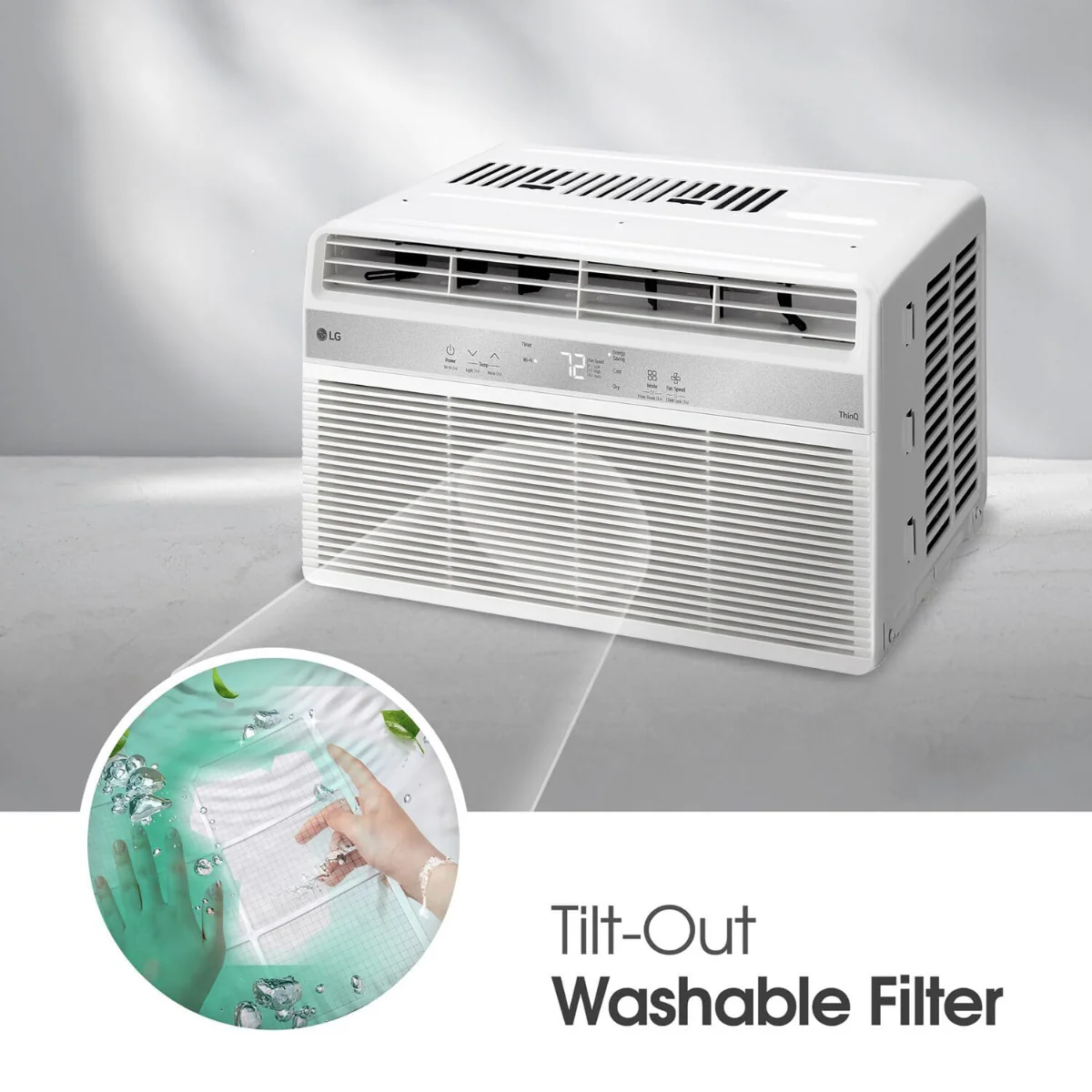 LG 8,000 BTU  Wi-Fi Enabled Window Air Conditioner  LW8024RSM