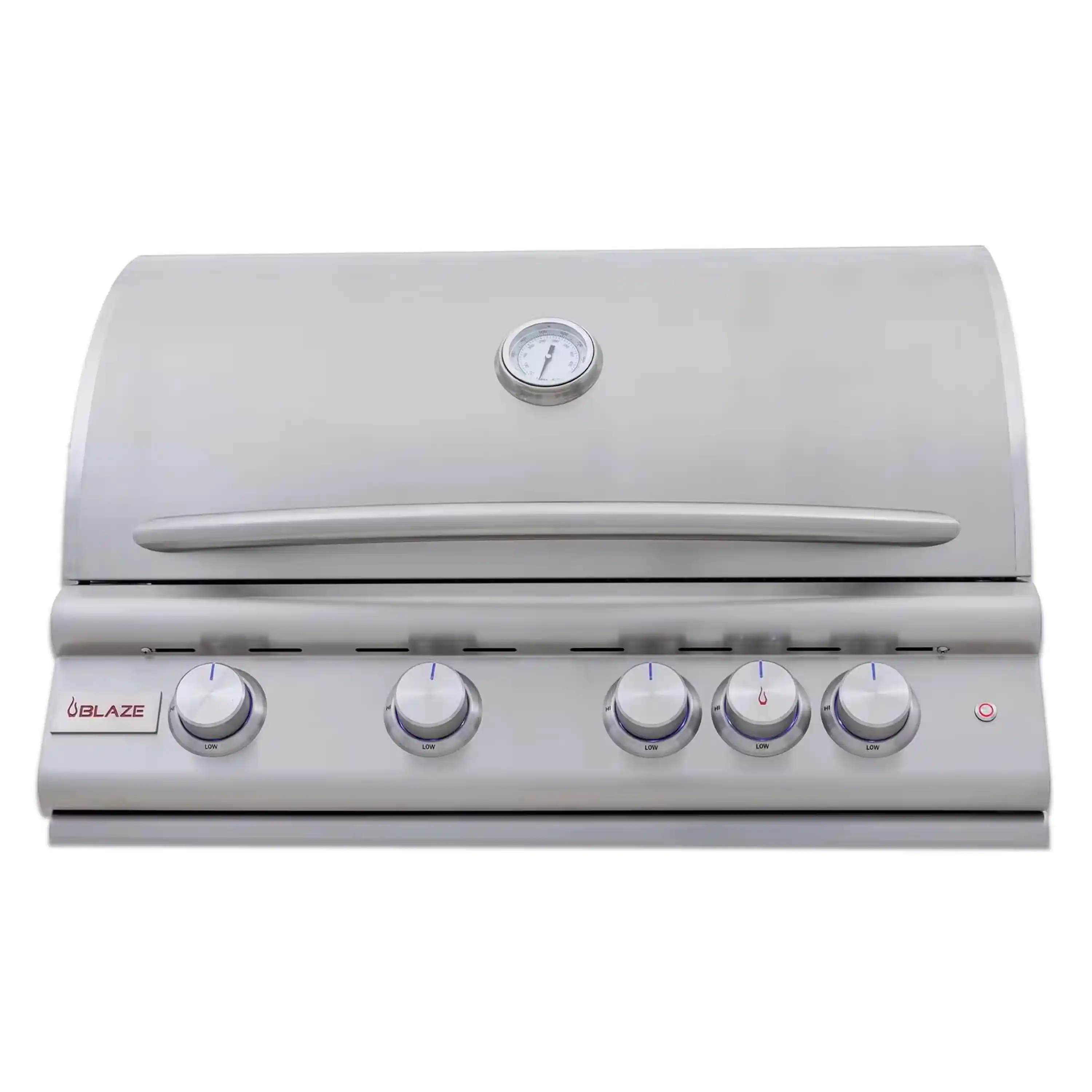 Blaze LTE+ 32-Inch 4-Burner Built-In Natural Gas Grill W/ Rear Infrared Burner & Lift-Assist Hood (BLZ-4LTE3-NG)