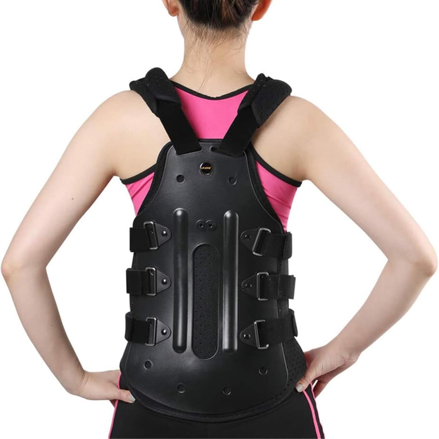 Thoracic Full Back Brace, Treat Kyphosis, Osteoporosis, Spine Compression Fractures, Orthosis Support Scoliosis Brace,S,M