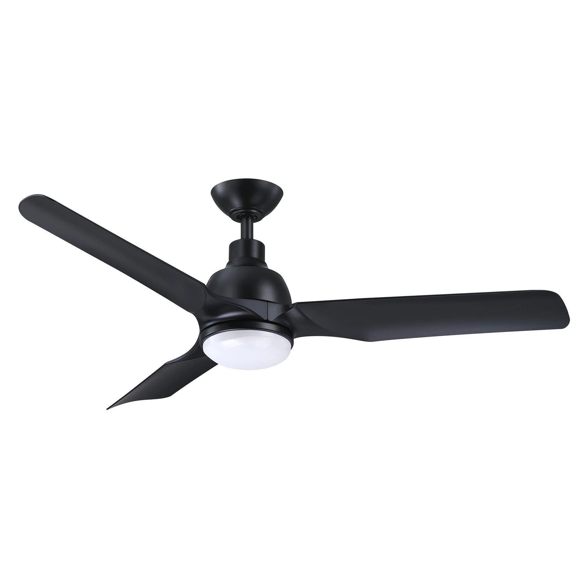 Parrot Uncle 52-Inch Cason Industrial Downrod Mount Reversible Ceiling Fan with LED Lighting and Remote Control (BBLAB011A)