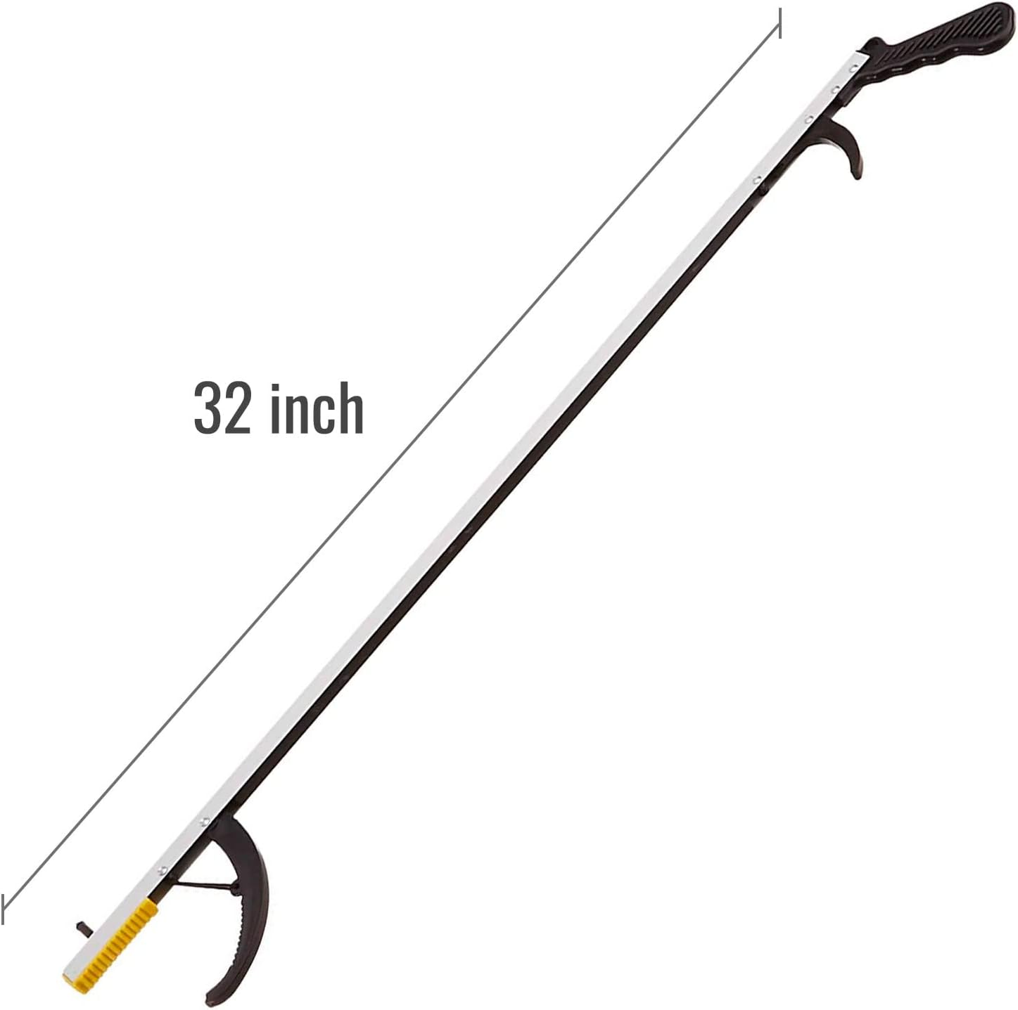 DMI Reacher Grabber Tool for Elderly, Disabled or After Surgery Recovery, Claw Grabber, Reaching Assist Tool, Trash Picker,Hand Gripper,Arm Extension, 32 Inches, Non Folding,Magnetic Claw (Pack of 25)