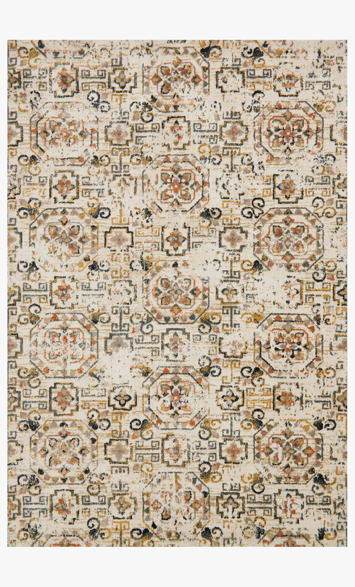 Loloi Torrance Collection - Transitional Power Loomed Rug in Ivory & Taupe (TC-12)