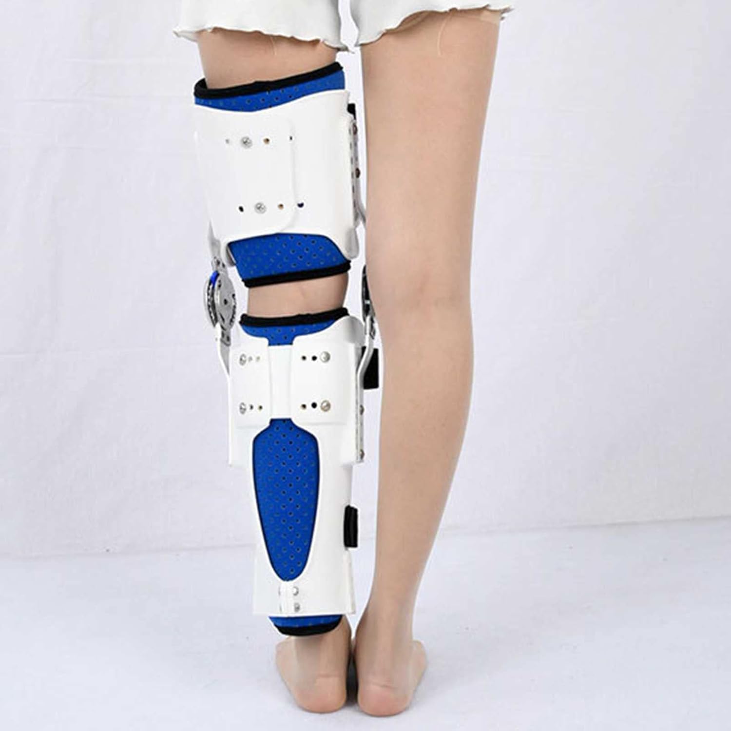 Hinged Knee Brace,Knee Brace,Adjustable Shaping Leg Splint Support Knee Orthosis Support Joint Stabilizer/One Size (