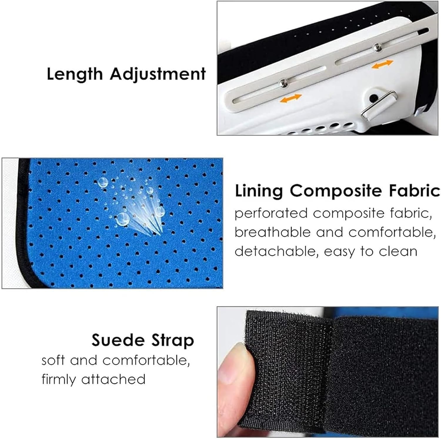 Knee Joint Fixed Brace Full Leg Brace, Adjustable Post Op Knee Support Immobilizer, Soft and Breathable, for Joint Pain, Ligament Injury, Meniscus Tear, etc - Universal Size(Left)