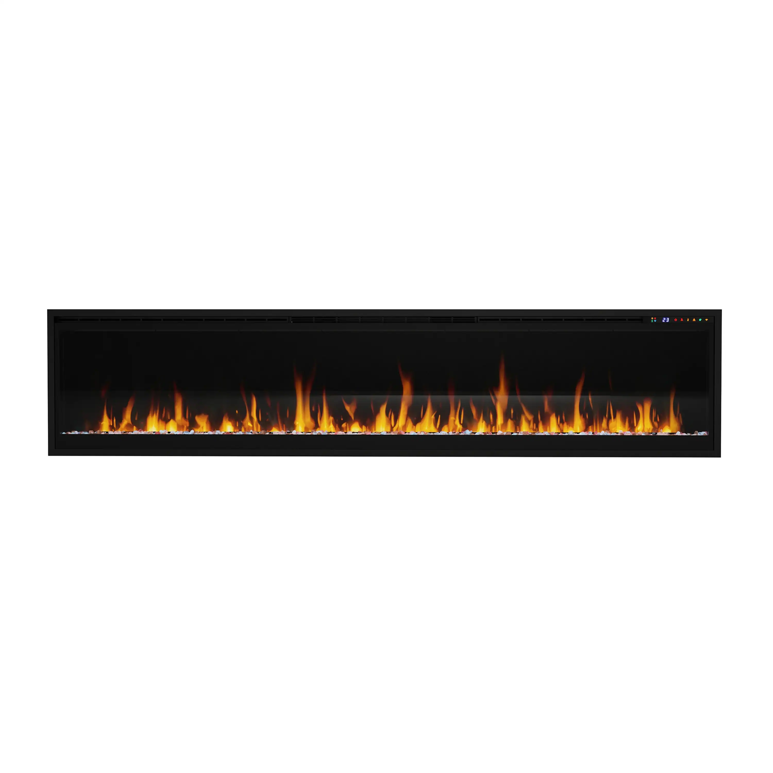 Dimplex Vital Essence 74-Inch Linear 1500W Electric Fireplace with 13 Flame Colors (ESN74)