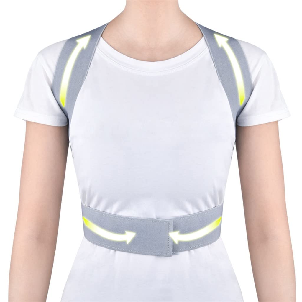Back Posture Corrector Clavicle Spine Back Shoulder Support Belt Posture Correction Prevents Slouching Unisex(M code)