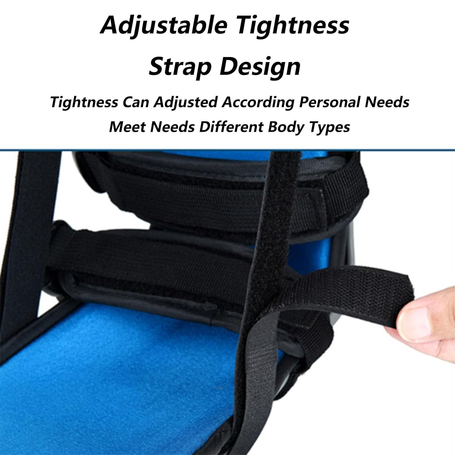 SFKLYU Plantar Fasciitis Stretch Splint Soft Leg Brace Support Adjustable Leg Support Brace Orthopedic Sleeping Immobilizer Stretch Boot for Achilles Tendonitis, Foot Pain,S