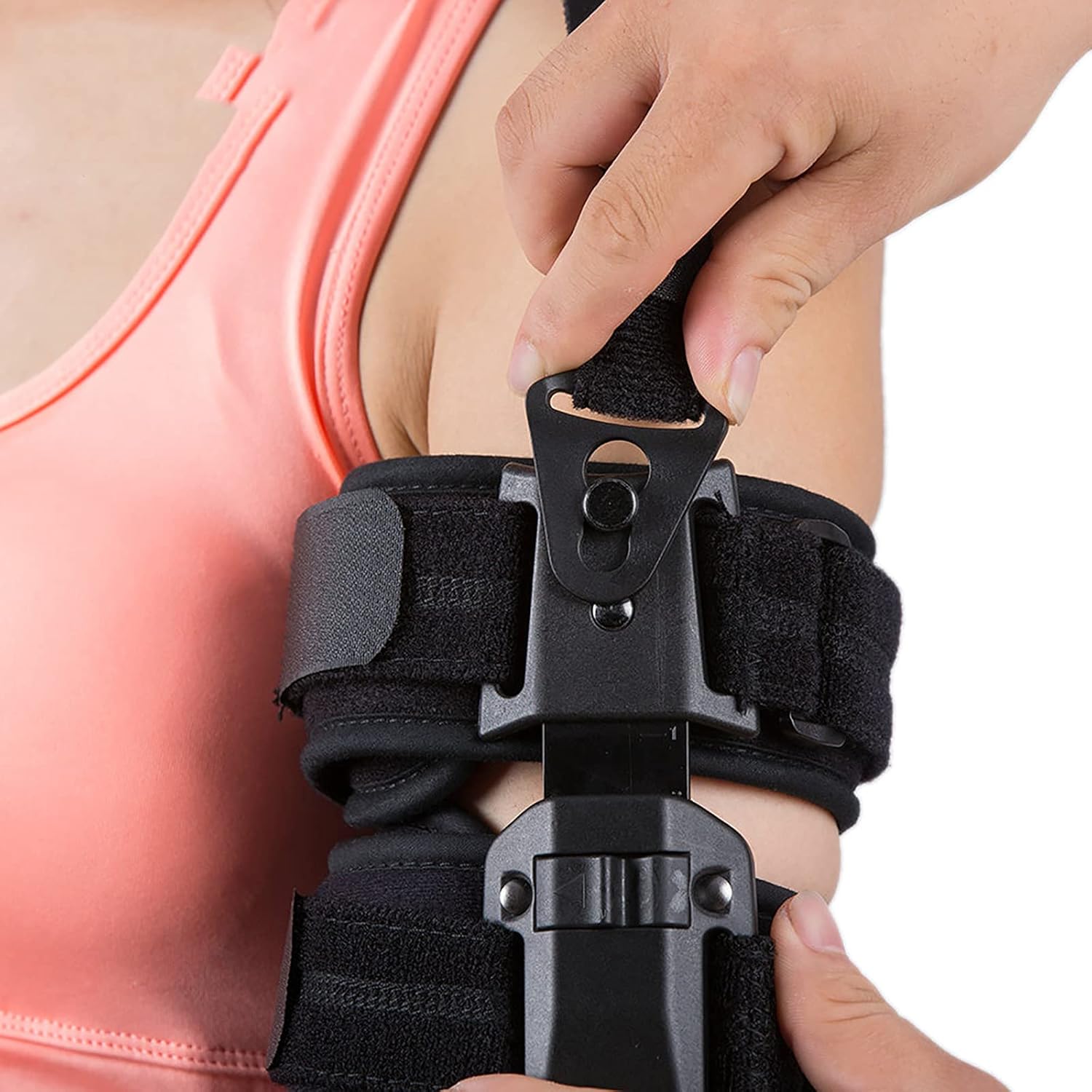 Health Care Medical Arm Brace Angle Adjustable Hinge Elbow Support Brace for Forearm Fracture