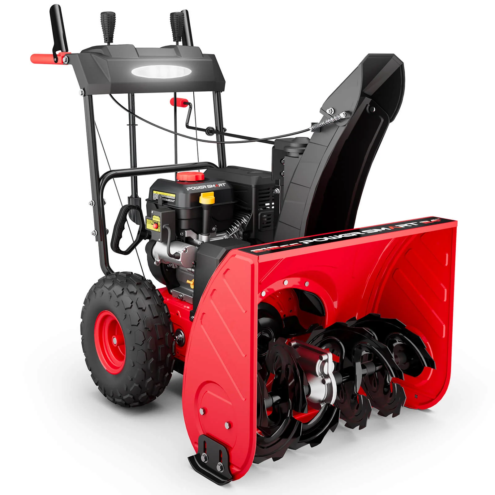 24'' 212cc Two Stage Self-Propelled Gas Snow Blower w/ Electric Start DB7109A