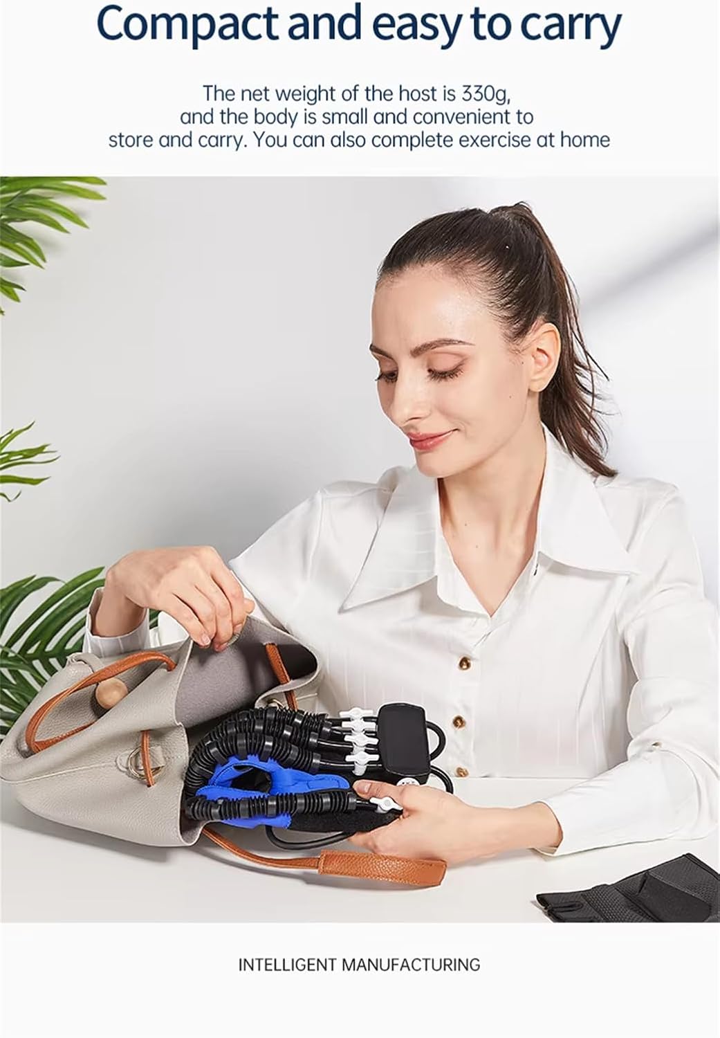 Rehabilitation Robot Glove, Finger Training Stroke Hand Splint Finger Orthosis, Long-Term Relief Hand Function