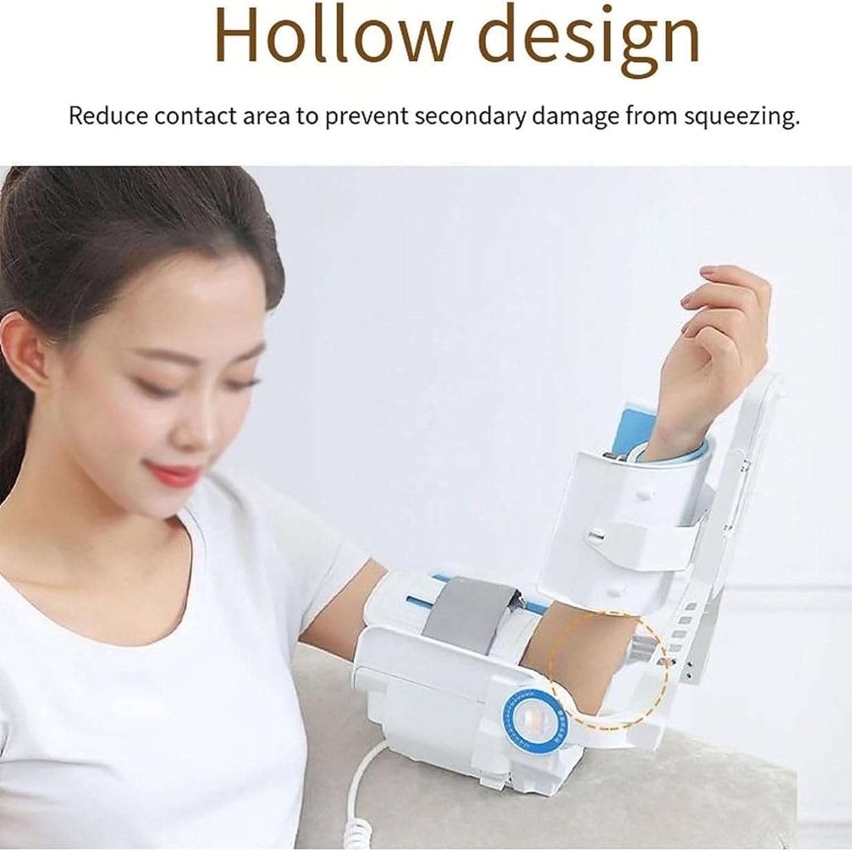 Brace Electric Elbow Joint Rehabilitation Device, Elbow Brace Arm Exerciser, Arm Flexion and Extension Trainer for Stroke Hemiplegia Patients, Adjustable -15° to 150° Angle