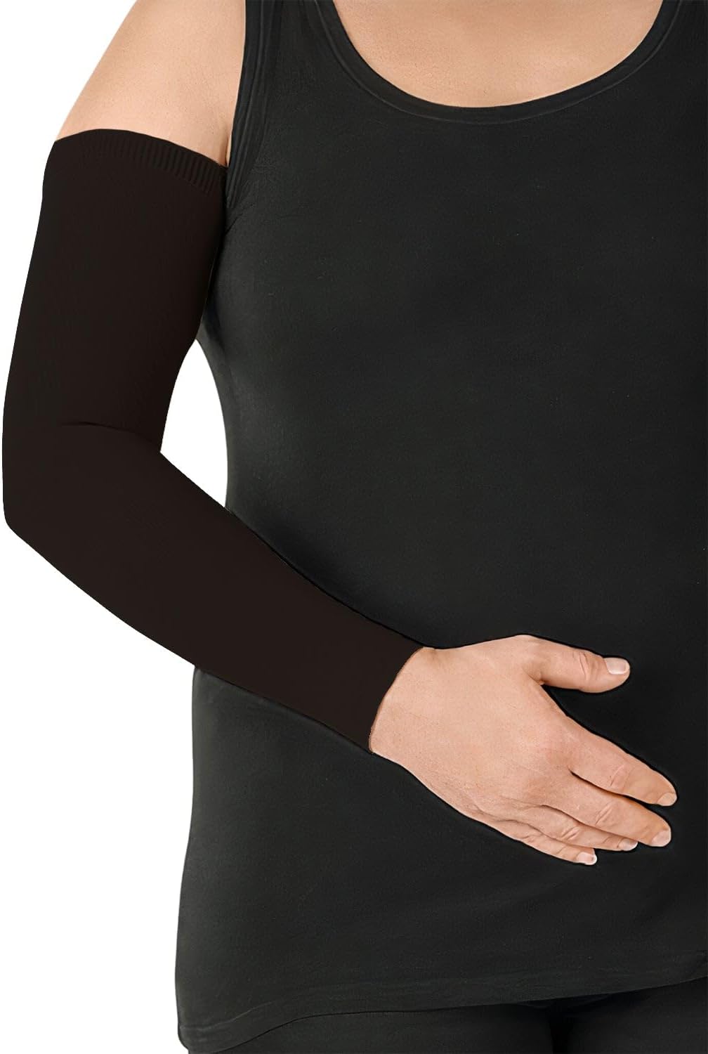 Juzo Soft Compression Arm Sleeve 30-40 mmHg, Silicone Dot Band | Compression Arm Sleeves for Men/ Women for Severe Lymphedema and Lipo-Lymphedema Treatment