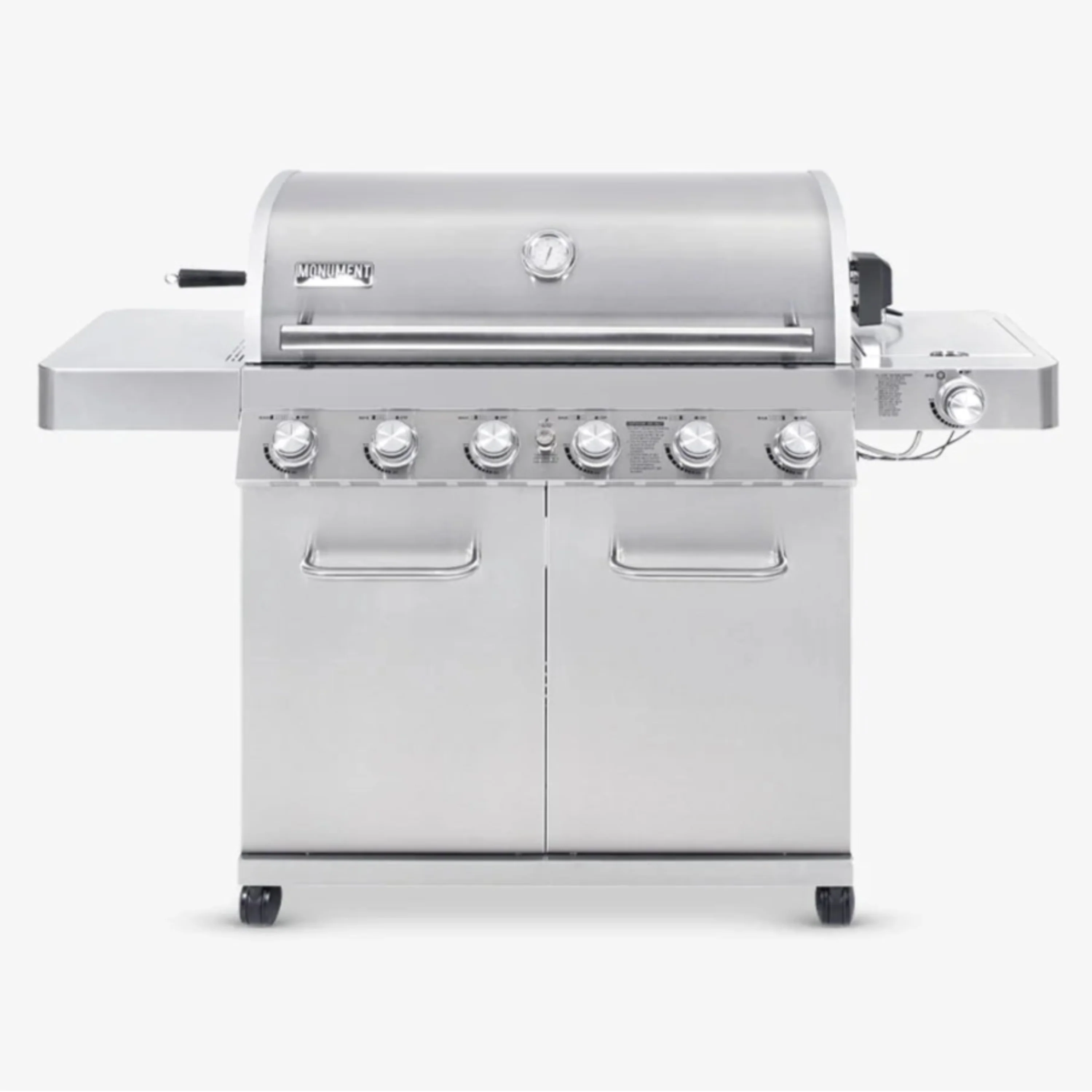 Monument Classic Propane Gas Frilll in Stainless Steel with 6 Burners (77352)