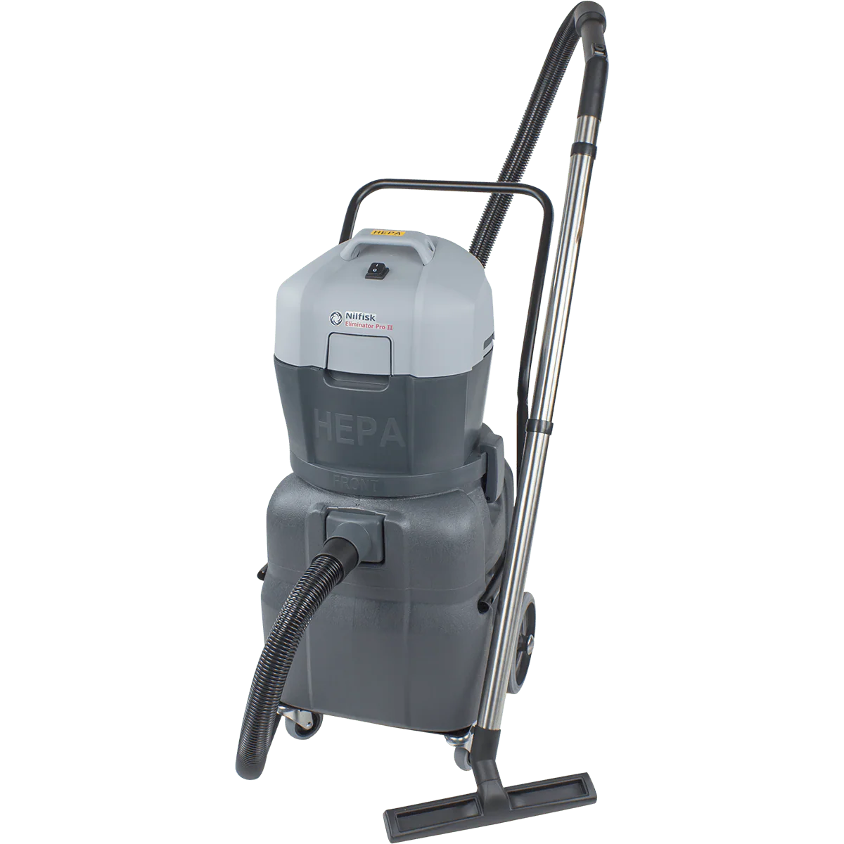 Nilfisk Eliminator Pro II Wet/Dry Canister Industrial Vacuum - HEPA