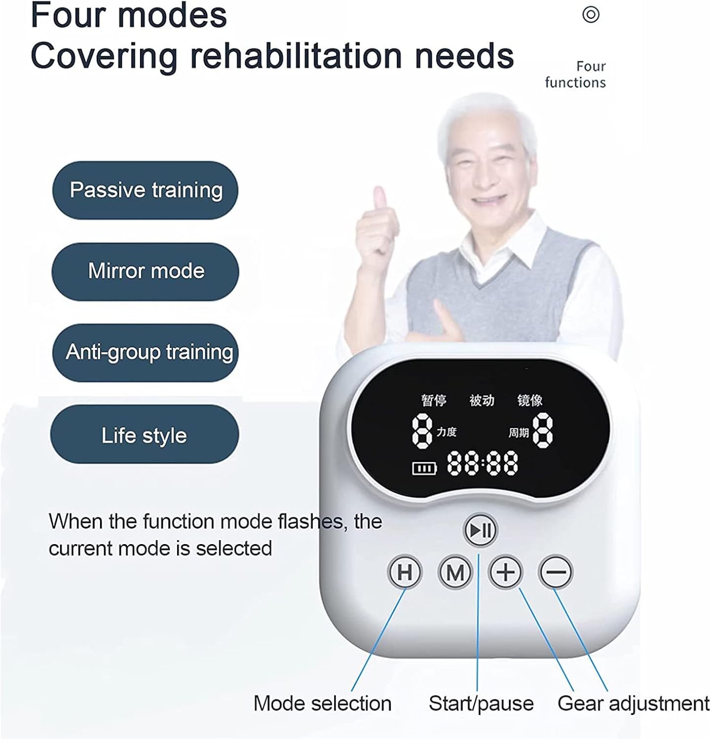 Electric Rehabilitation Robot Gloves Rehabilitation Auxiliary Training Trainer Gloves Braces & Supports Bone Care for Hand