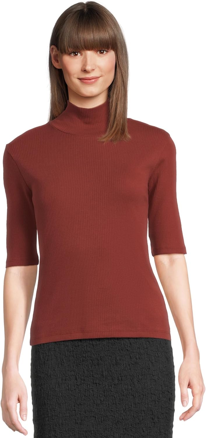 Vince Women's Elbow SLV Turtleneck