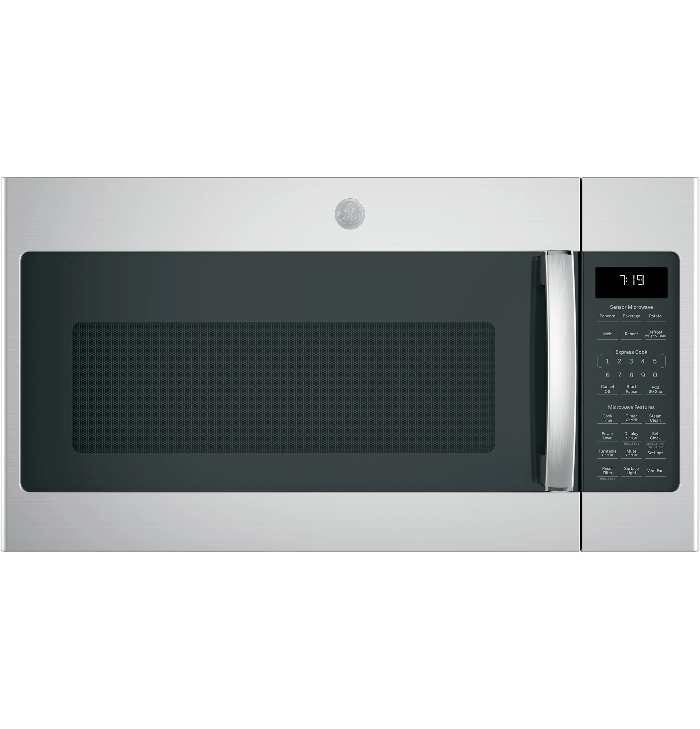 GE 1.9 Cu. Ft. Over-the-Range Sensor Microwave Oven (Stainless Steel)