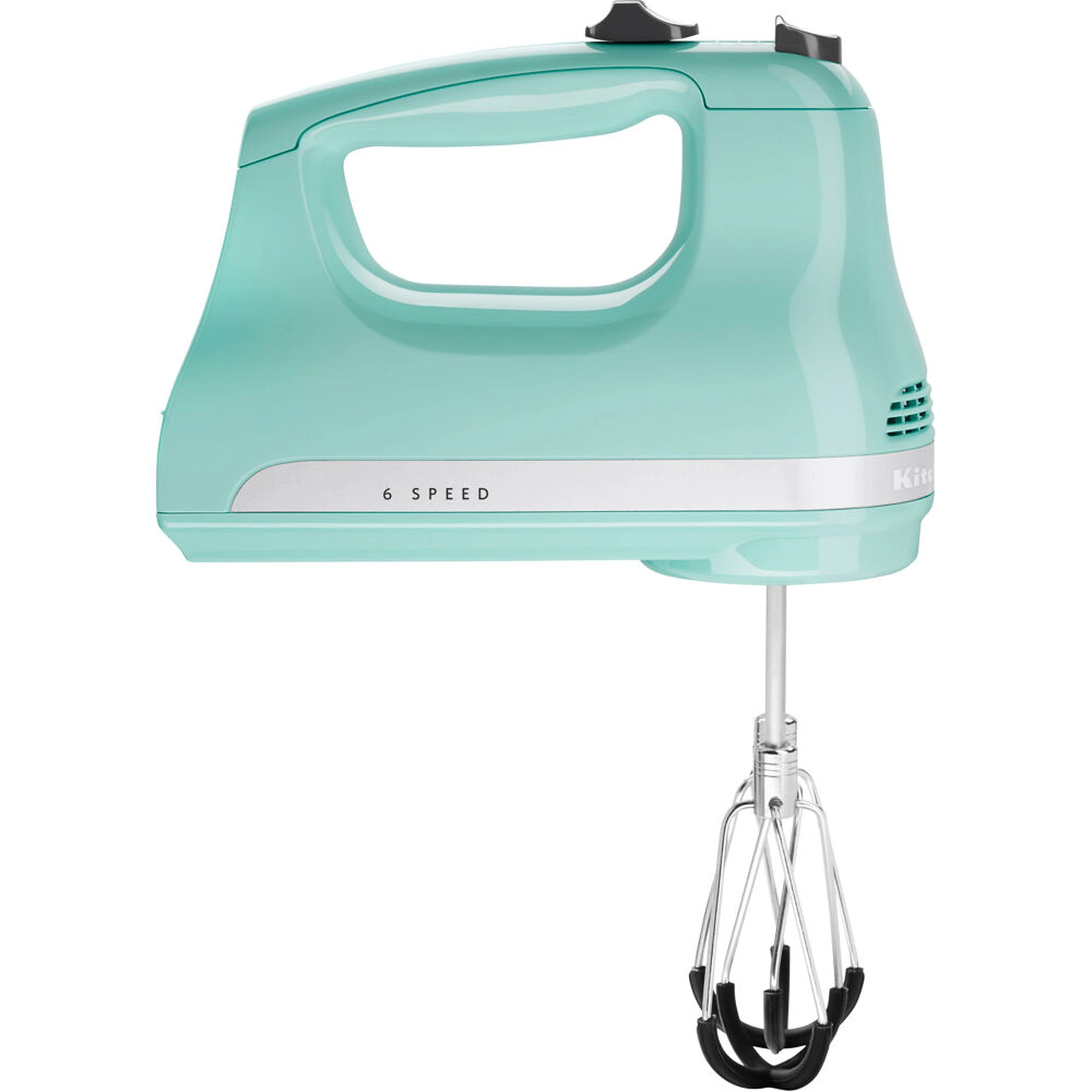 KitchenAid 6-Speed Ultra Power Hand Mixer with Flex Edge Beaters in Ice (KHM6118IC)