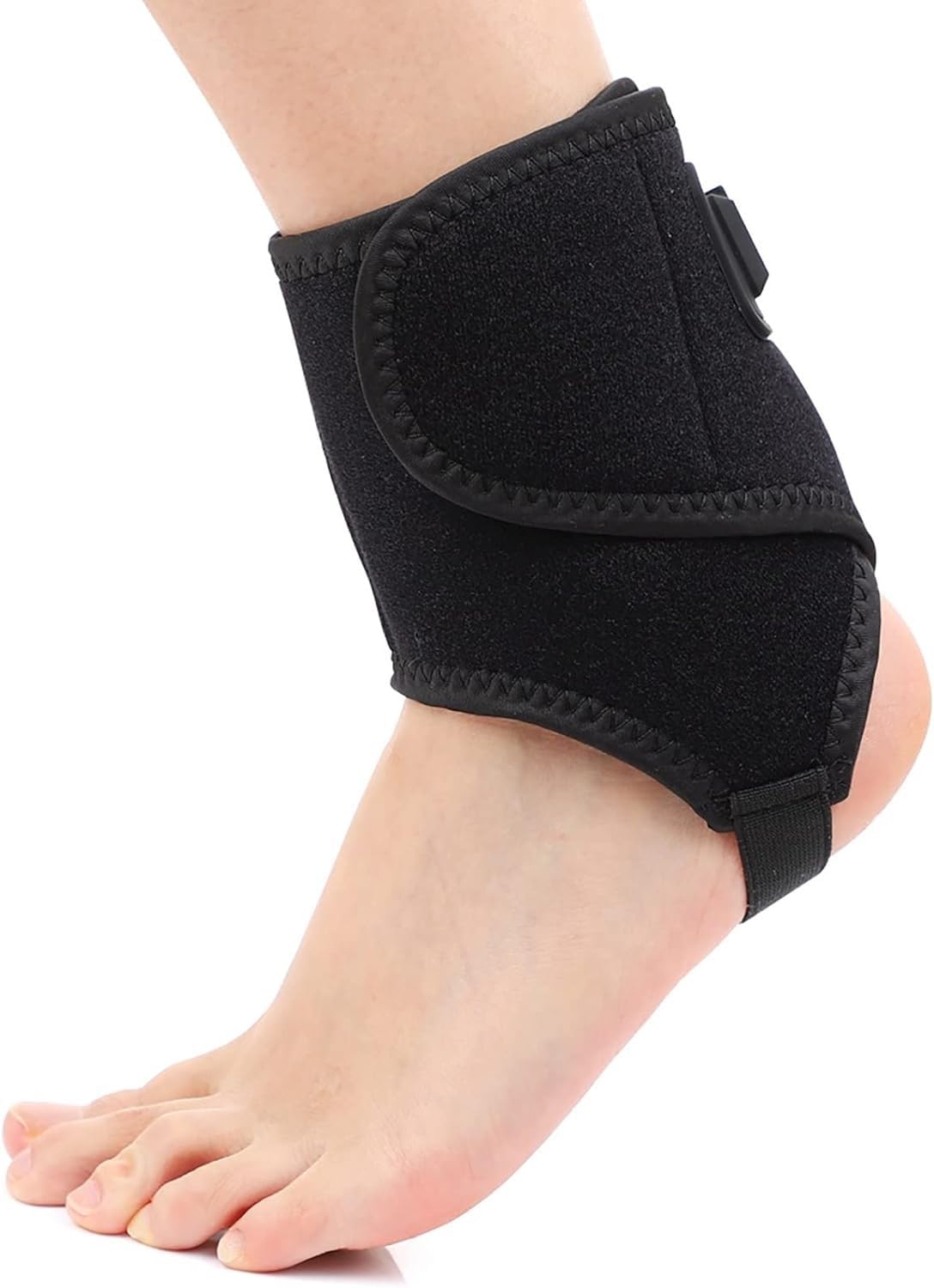 Ankle Protector Heating Ankle Brace Electric Ankle Massager OK Cloth 360° Wraparound Wrap With 3 Heating Levels For Injury Joint Recovery, Pain Fatigue Relief