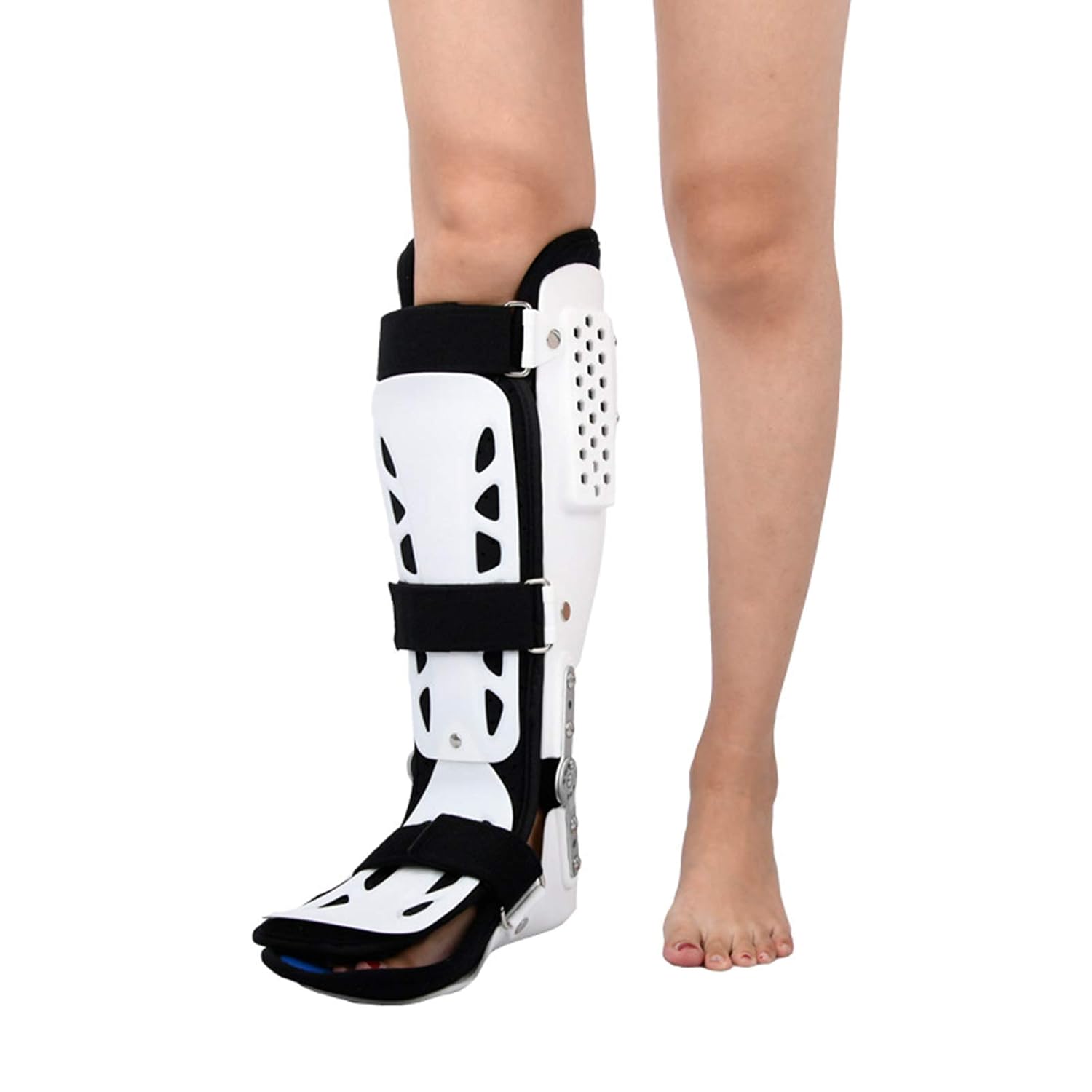 Brace Knee Immobilizer Orthosis,Ankle Brace Fixation Shoe,Versatile Ankle Support for Left Leg Or Right Leg (Left