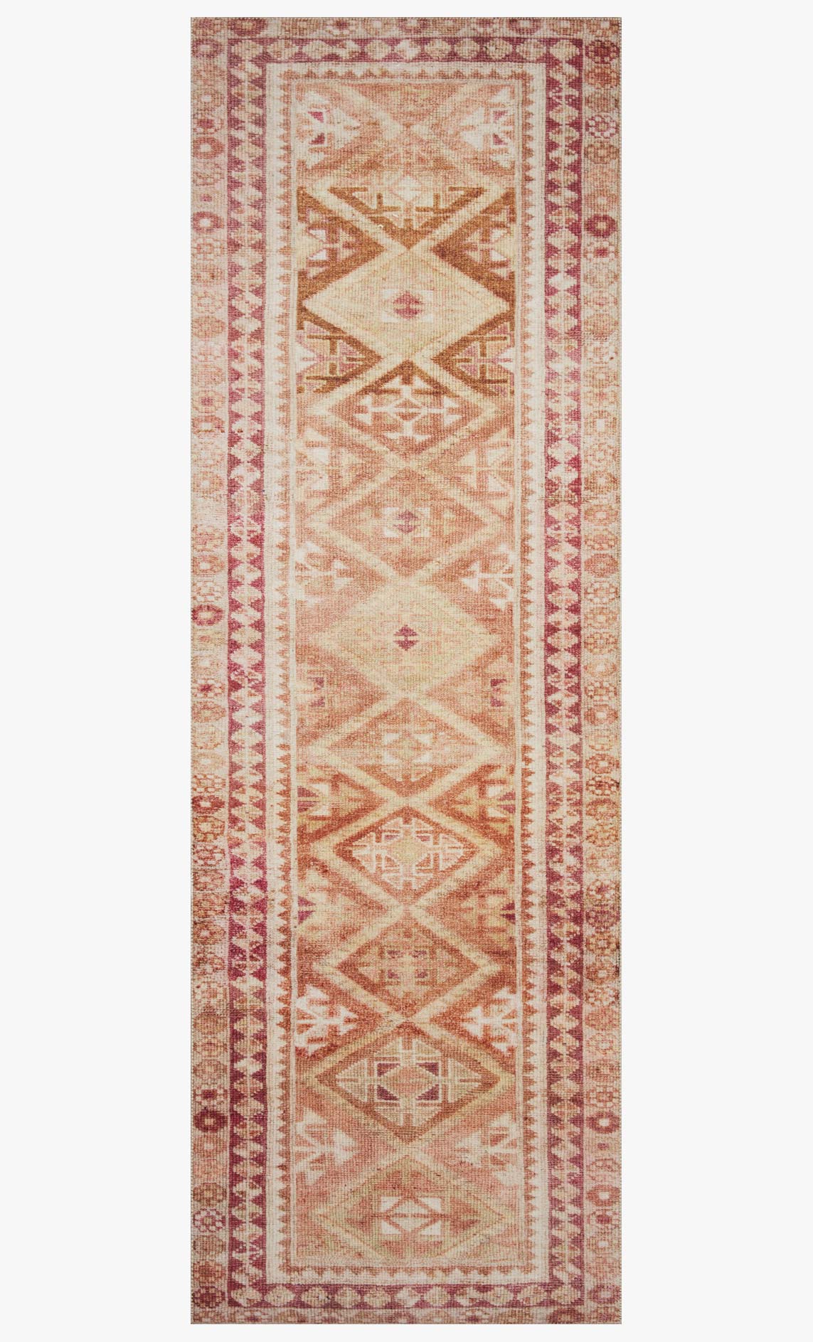 Loloi II Layla Collection - Traditional Power Loomed Rug in Natural & Spice (LAY-16)