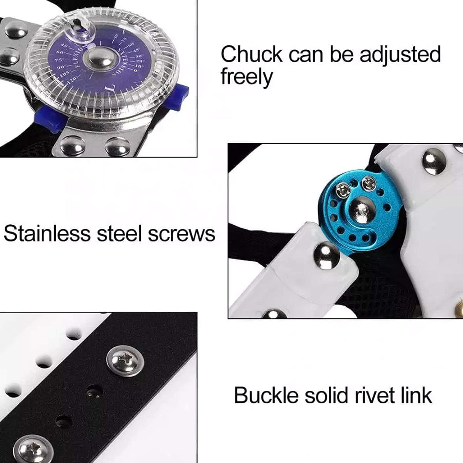 Adjustable Hip Joint Fixation Bracket, Hinged Knee Foot Support Brace, Support Stabilizer Fixed and Safe Material Postoperative Rehabilitation, Adjustable Leg Stabilizer, Knee Ankle Foot Orthosis(Righ